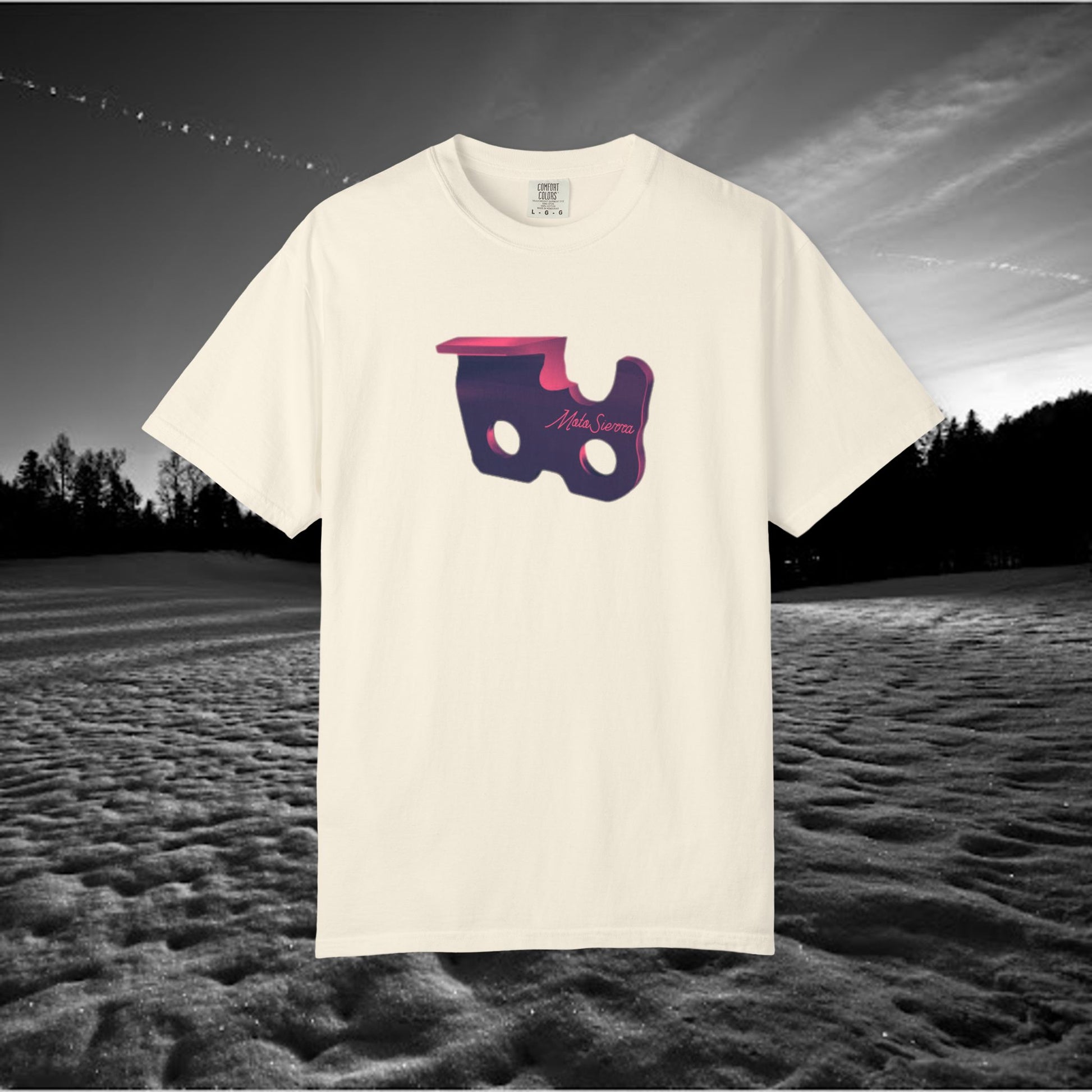 Cutter Garment-Dyed T-Shirt with Artistic Print, Casual Wear, Unique Gift, Streetwear, Graphic Tee, All-Occasion Style