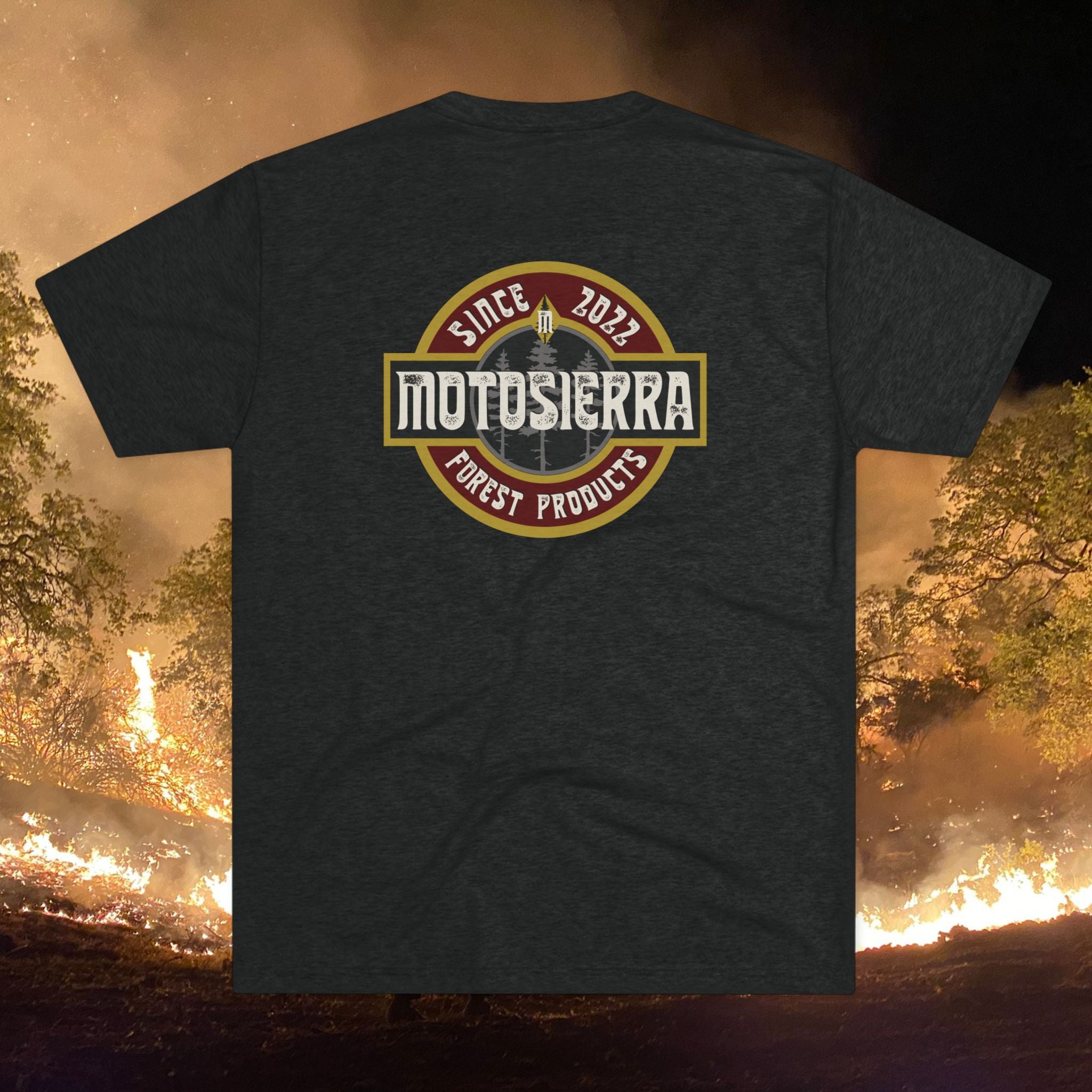 Motosierra Unisex Tri-Blend Tee - Forest Products & Adventure Wear