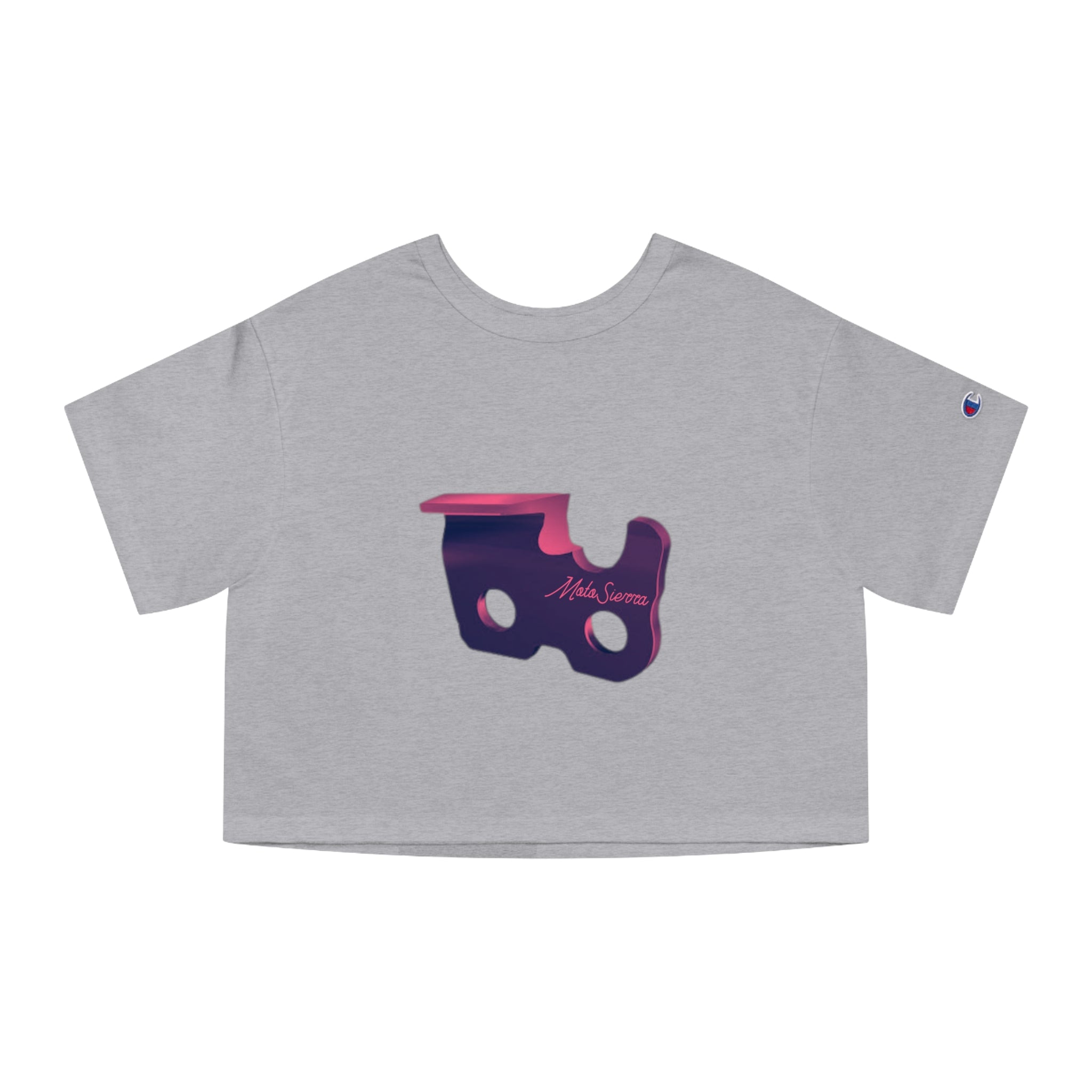 Cutter Champion Women's Heritage Cropped T-Shirt - Motosierra Forest Products Tee