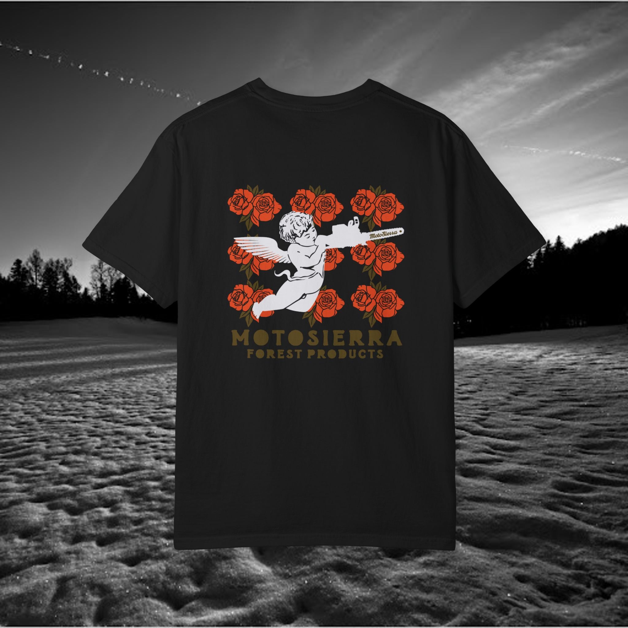 Roses Unisex Garment-Dyed T-shirt