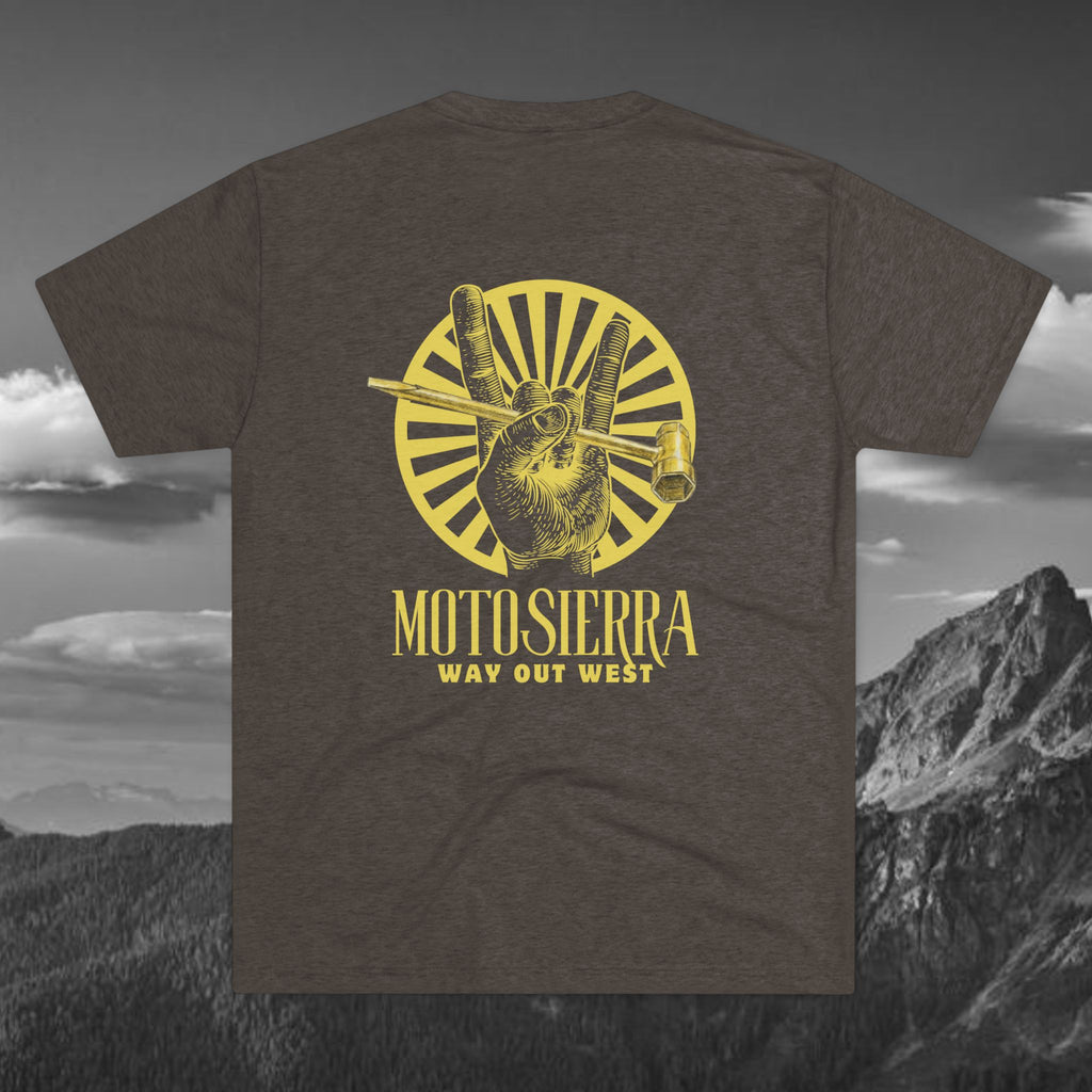 Horns Tri-Blend Crew Tee