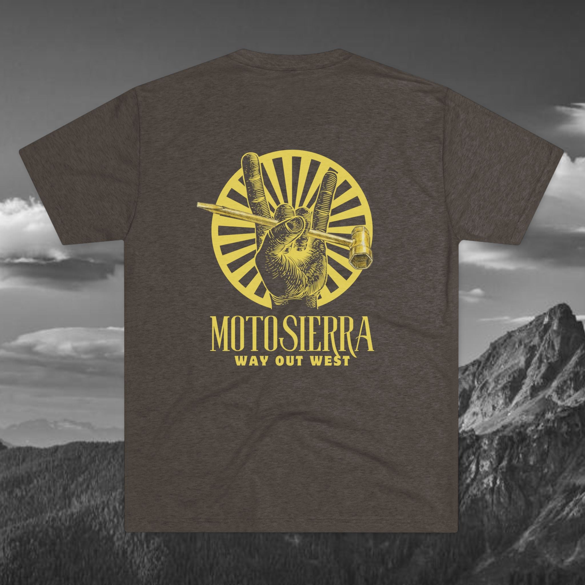 Horns Tri-Blend Crew Tee