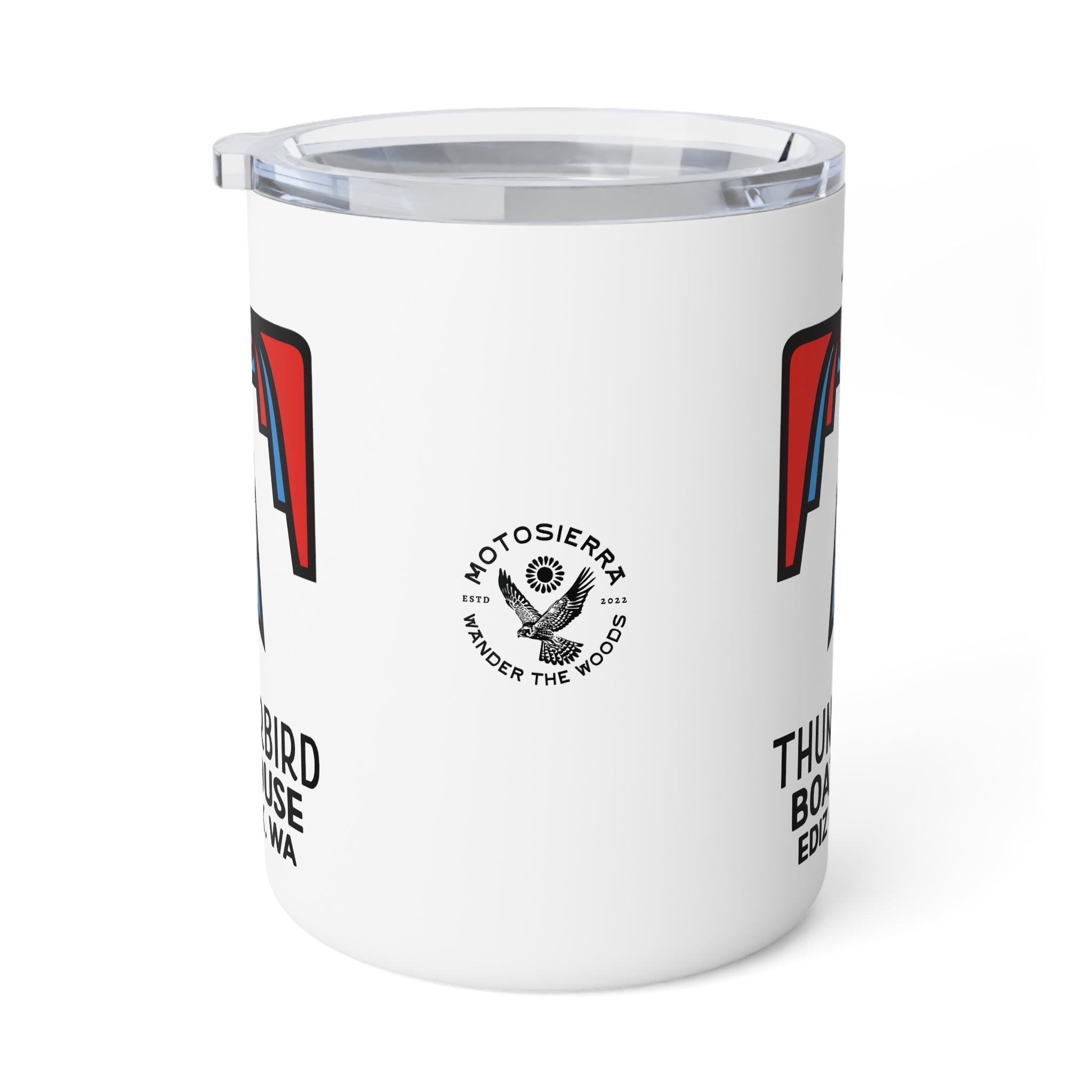 Thunderbird Boathouse Insulated Travel Mug, Camping Coffee Cup