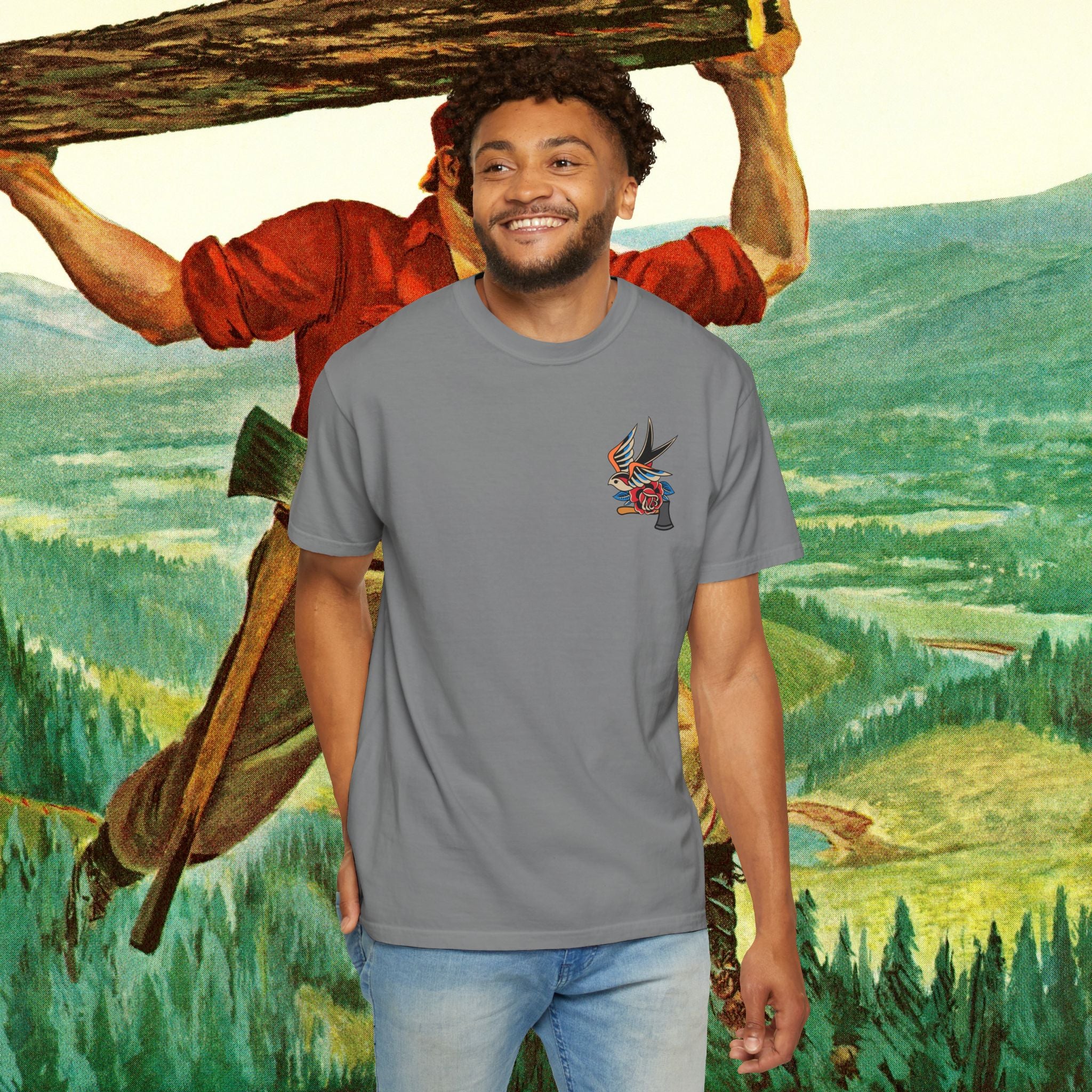 Cornell Unisex Garment-Dyed T-shirt