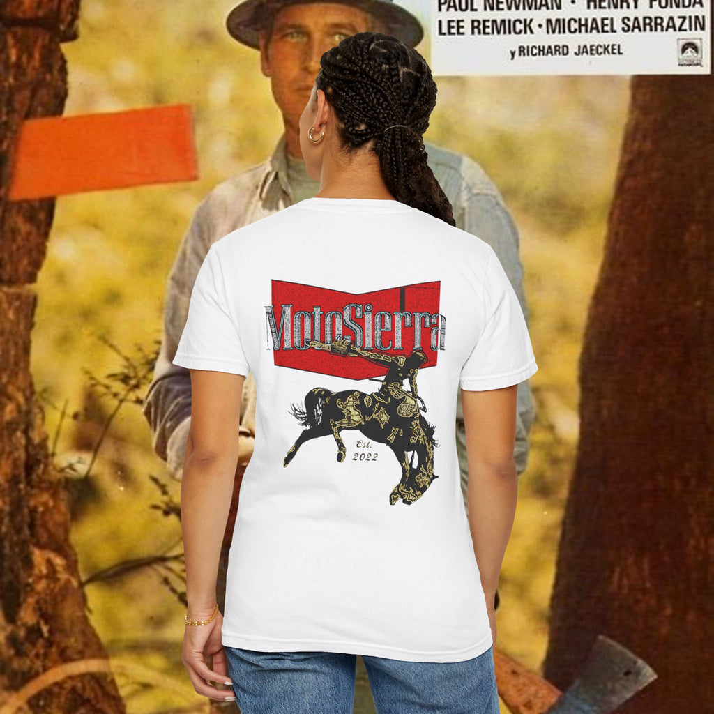 Warped Logo Unisex Garment-Dyed T-shirt