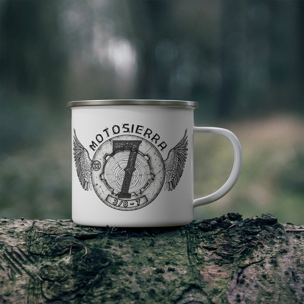 Old No. 7  Enamel Camping Mug