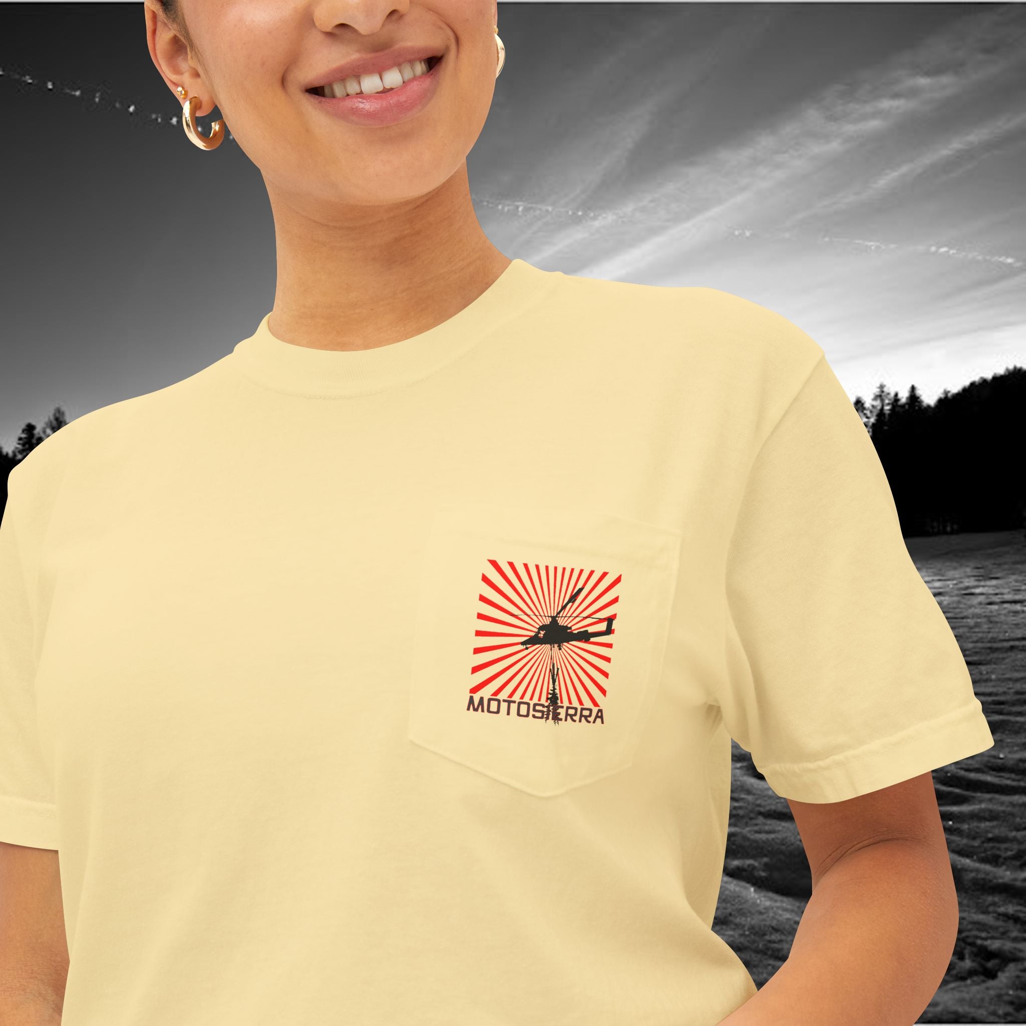 Interlocking Love Unisex Pocket T-Shirt - Premium Garment-Dyed Tee