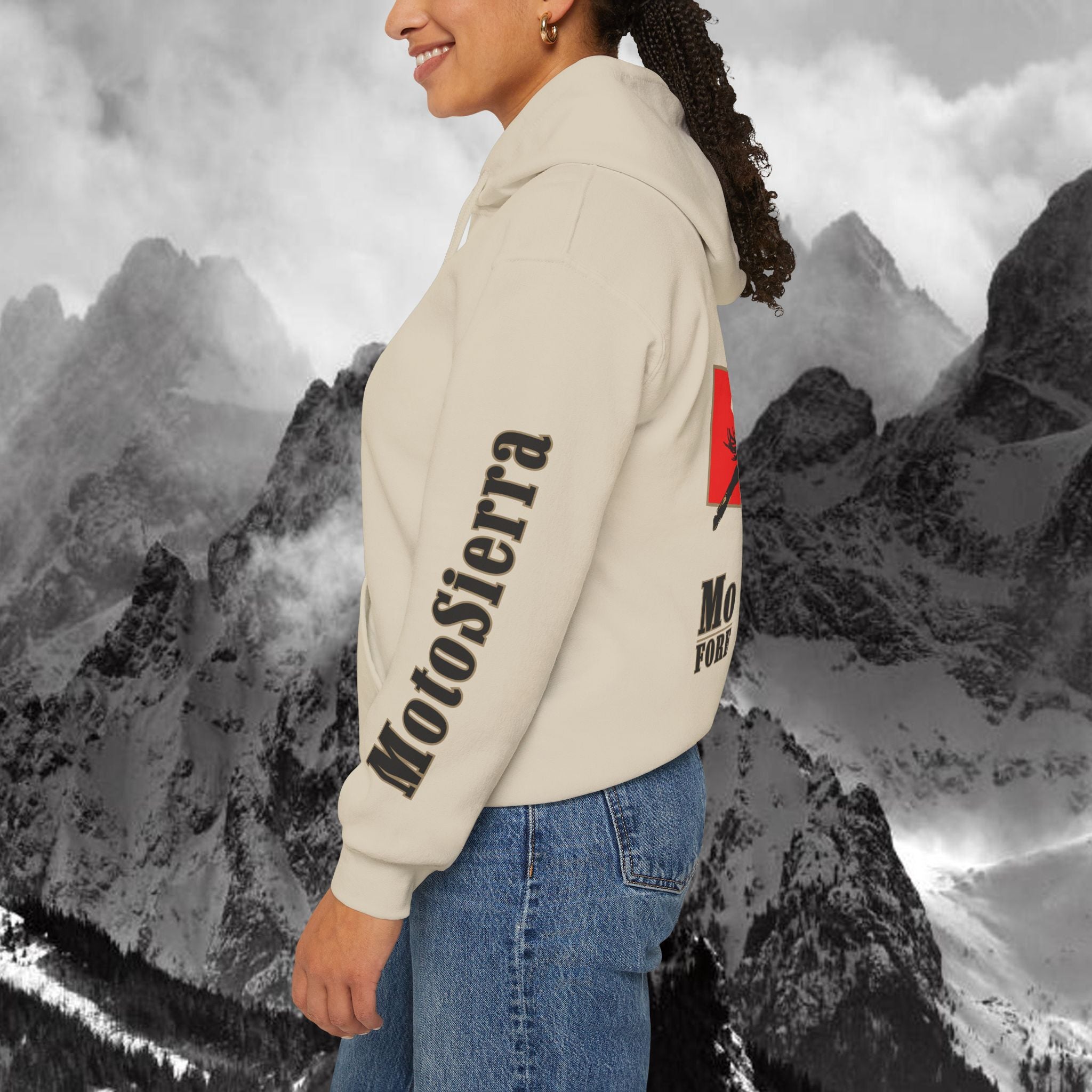Moto Cowboy Heavy Blend Hoodie