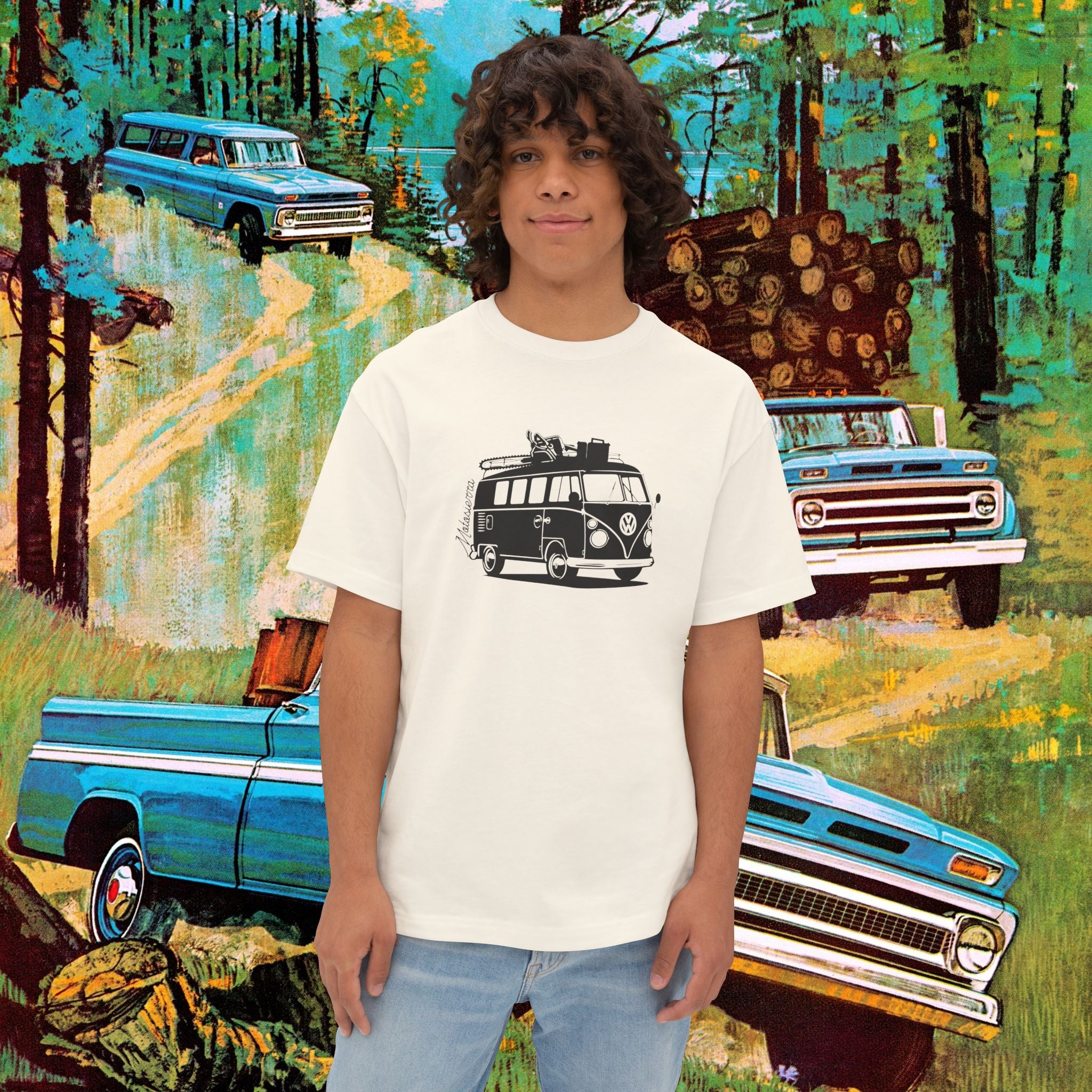 Magic Bus Unisex Oversized Boxy Tee