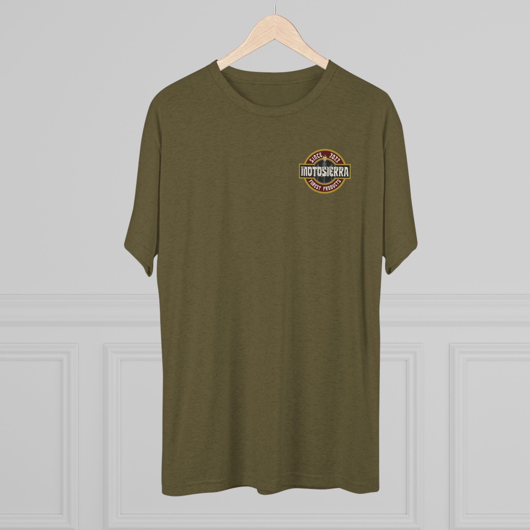 Motosierra Unisex Tri-Blend Tee - Forest Products & Adventure Wear