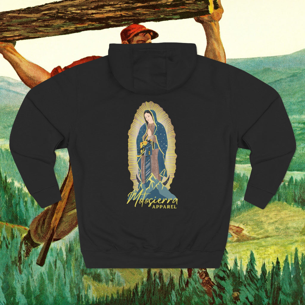 Guadalupe Three-Panel Fleece Hoodie