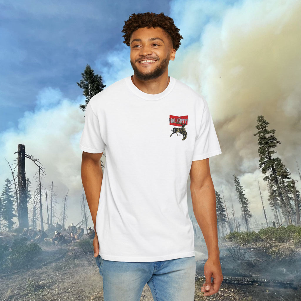 Warped Logo Unisex Garment-Dyed T-shirt