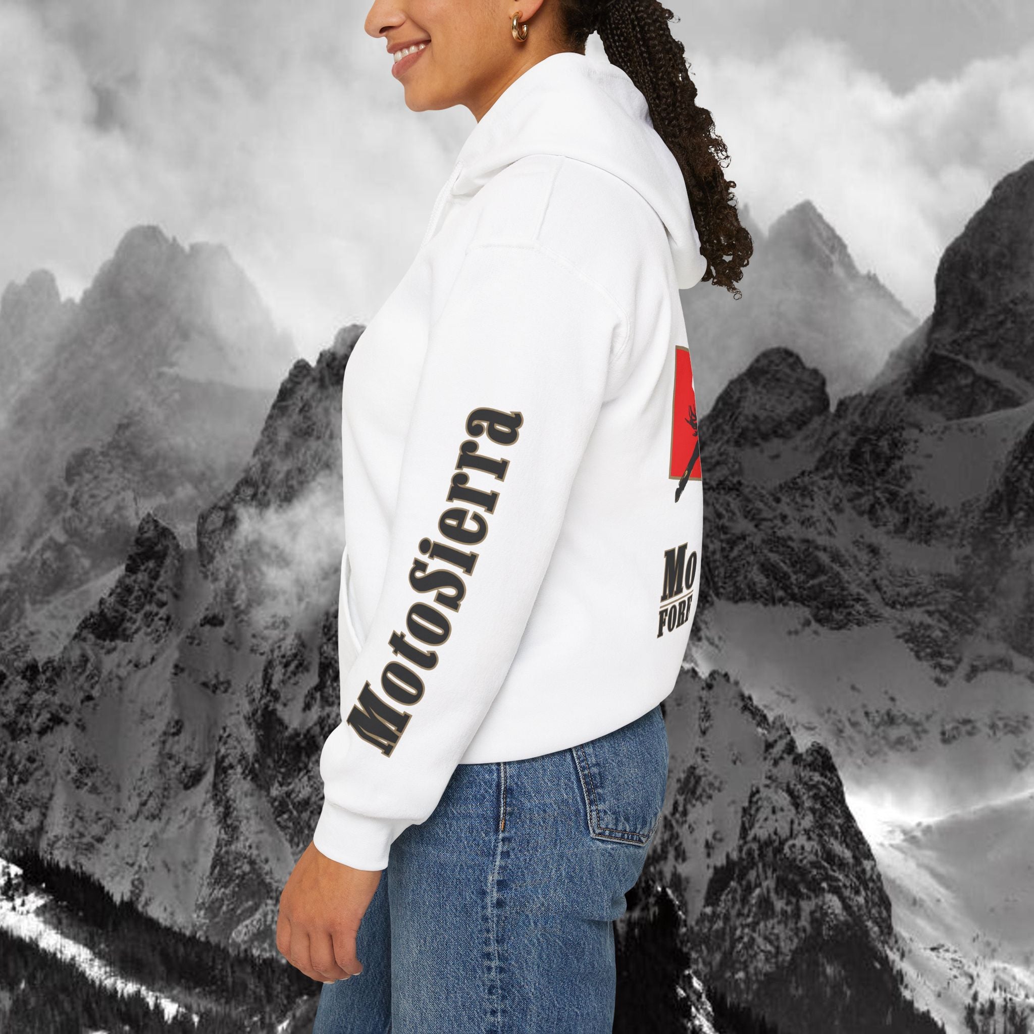 Moto Cowboy Heavy Blend Hoodie