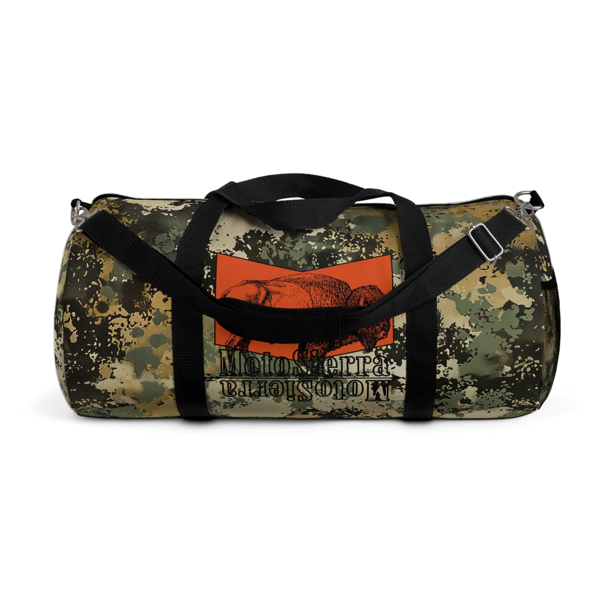 Bison Logo Flecktarn Duffel Bag