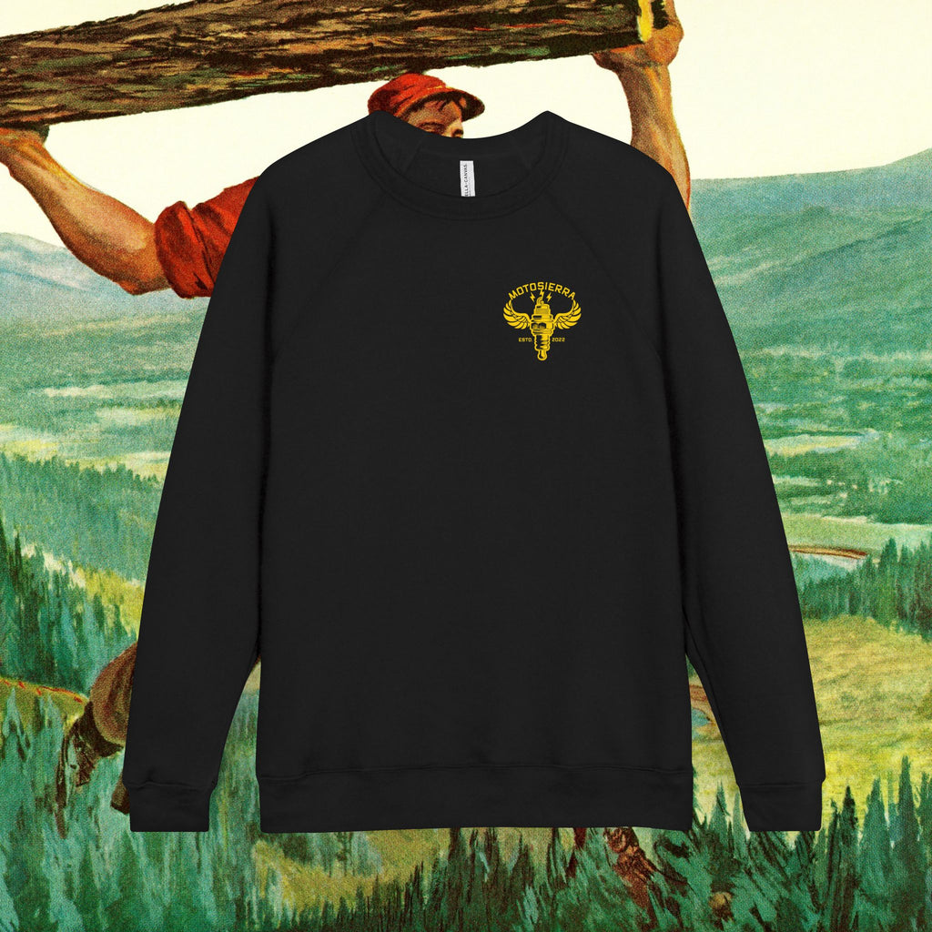 NGK Unisex Sponge Fleece Raglan Sweatshirt