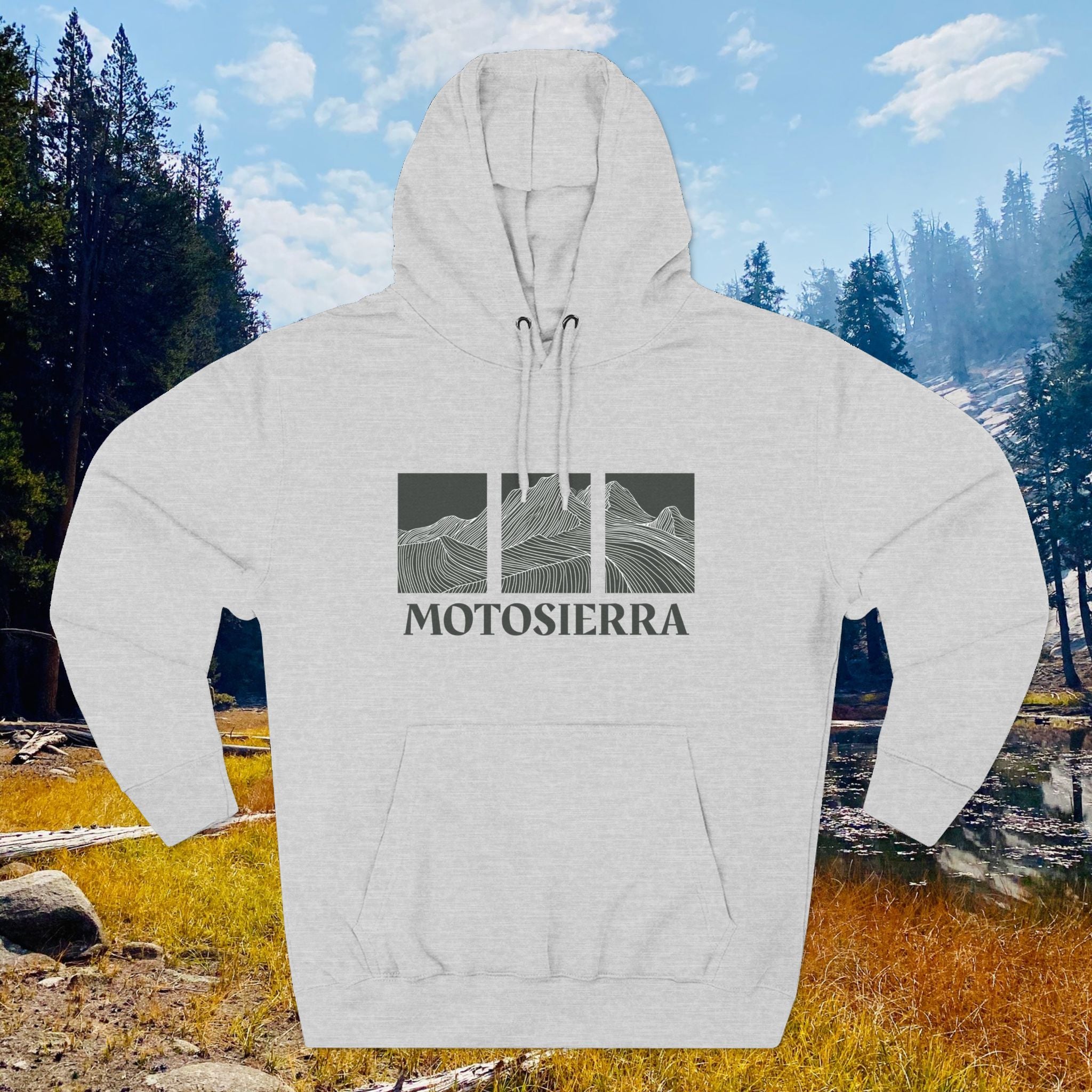Bowden Three-Panel Fleece Hoodie
