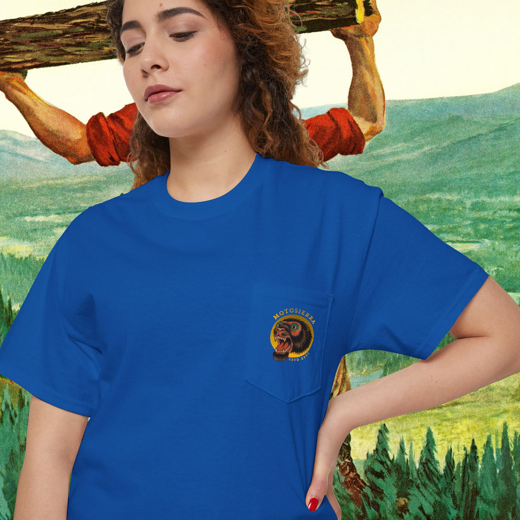Sasquatch Unisex Heavy Cotton Pocket Tee