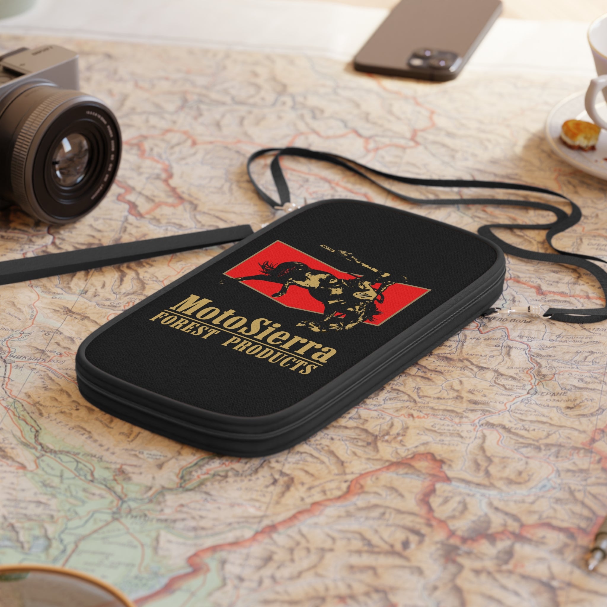 Equipment Time Book Zippered Pouch with removable lanyard