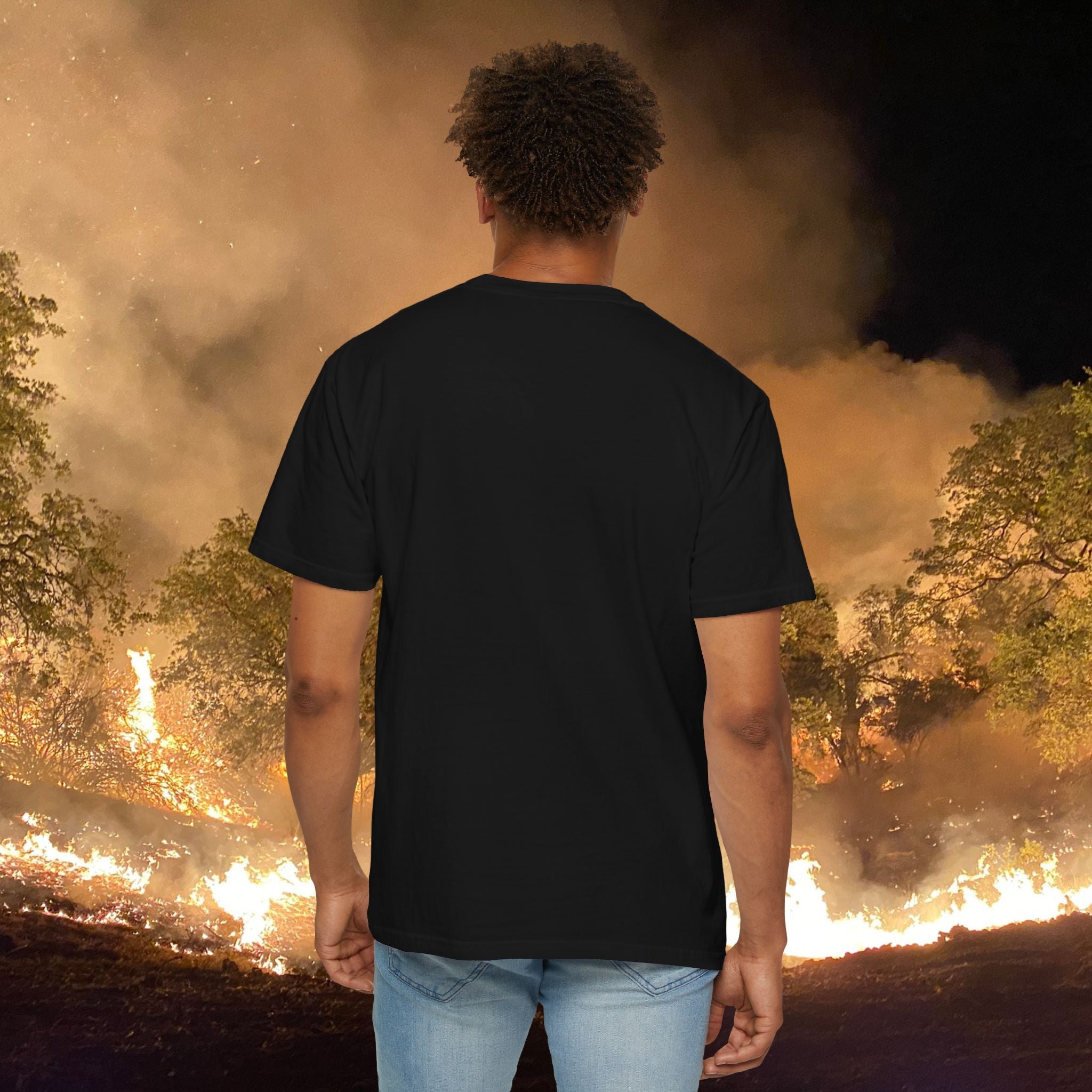 Les Halles Unisex Garment-Dyed T-shirt