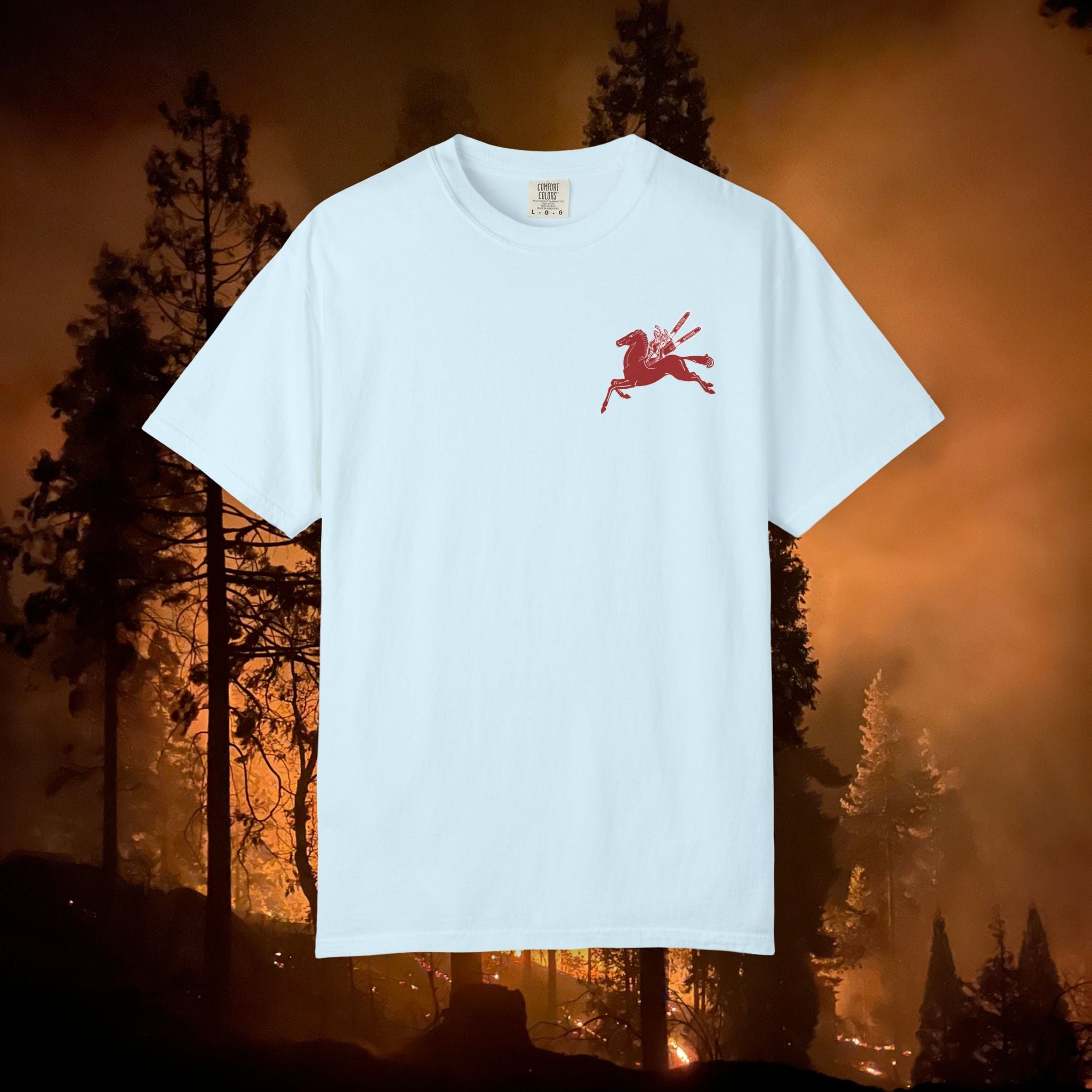 Pegasus Unisex Garment-Dyed T-shirt