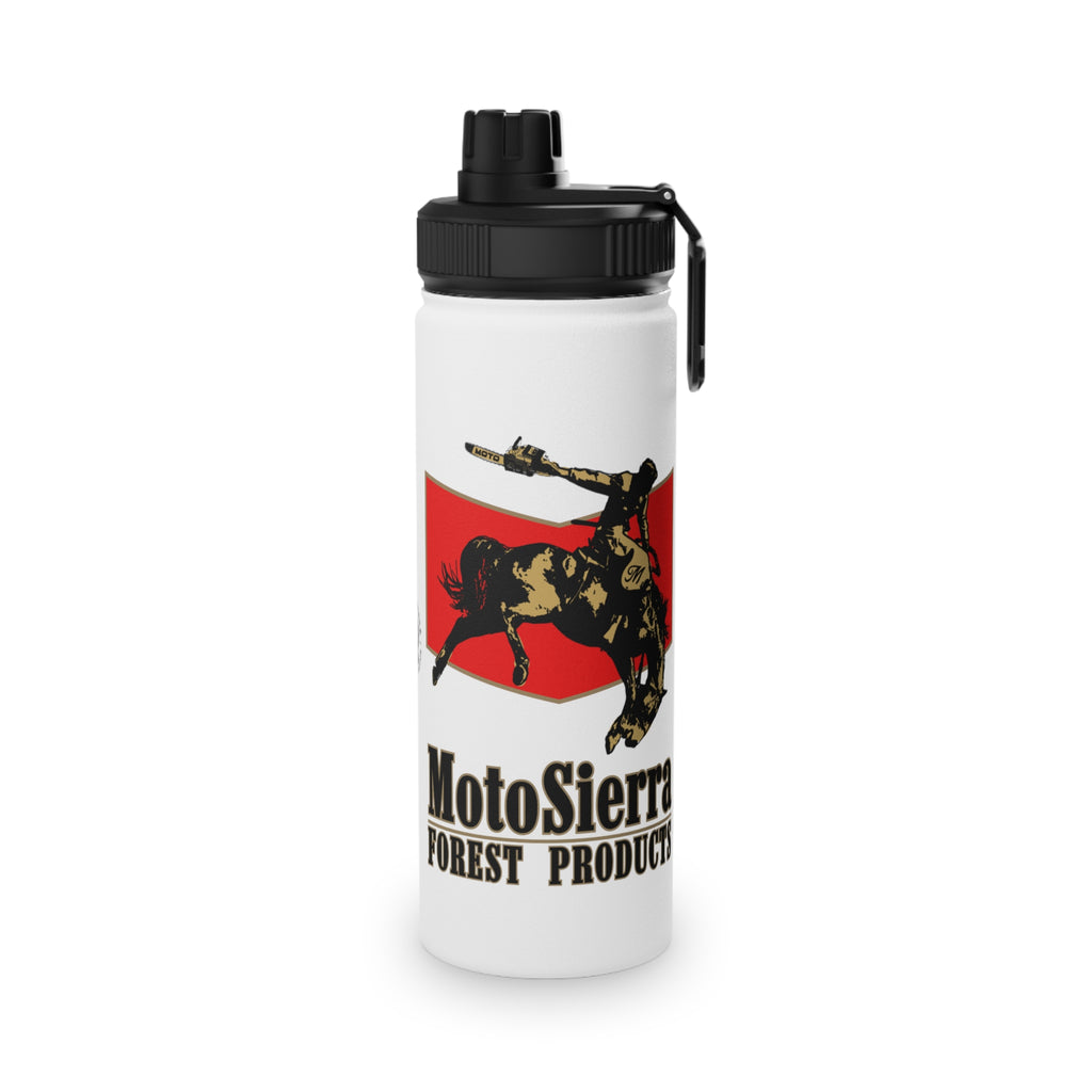 MotoSierra Stainless Steel Water Bottle, Sports Lid, Gym Hydration, Outdoor Adventure, Travel Companion,