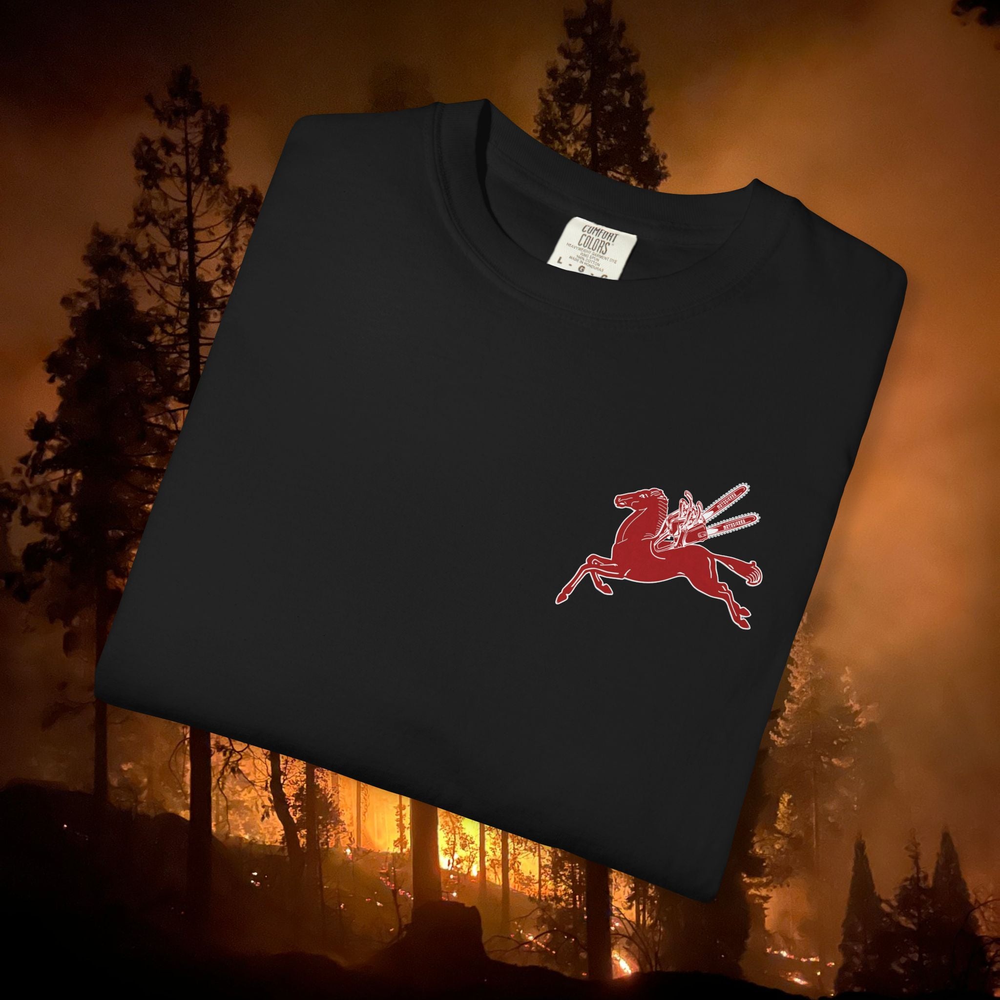 Pegasus Unisex Garment-Dyed T-shirt