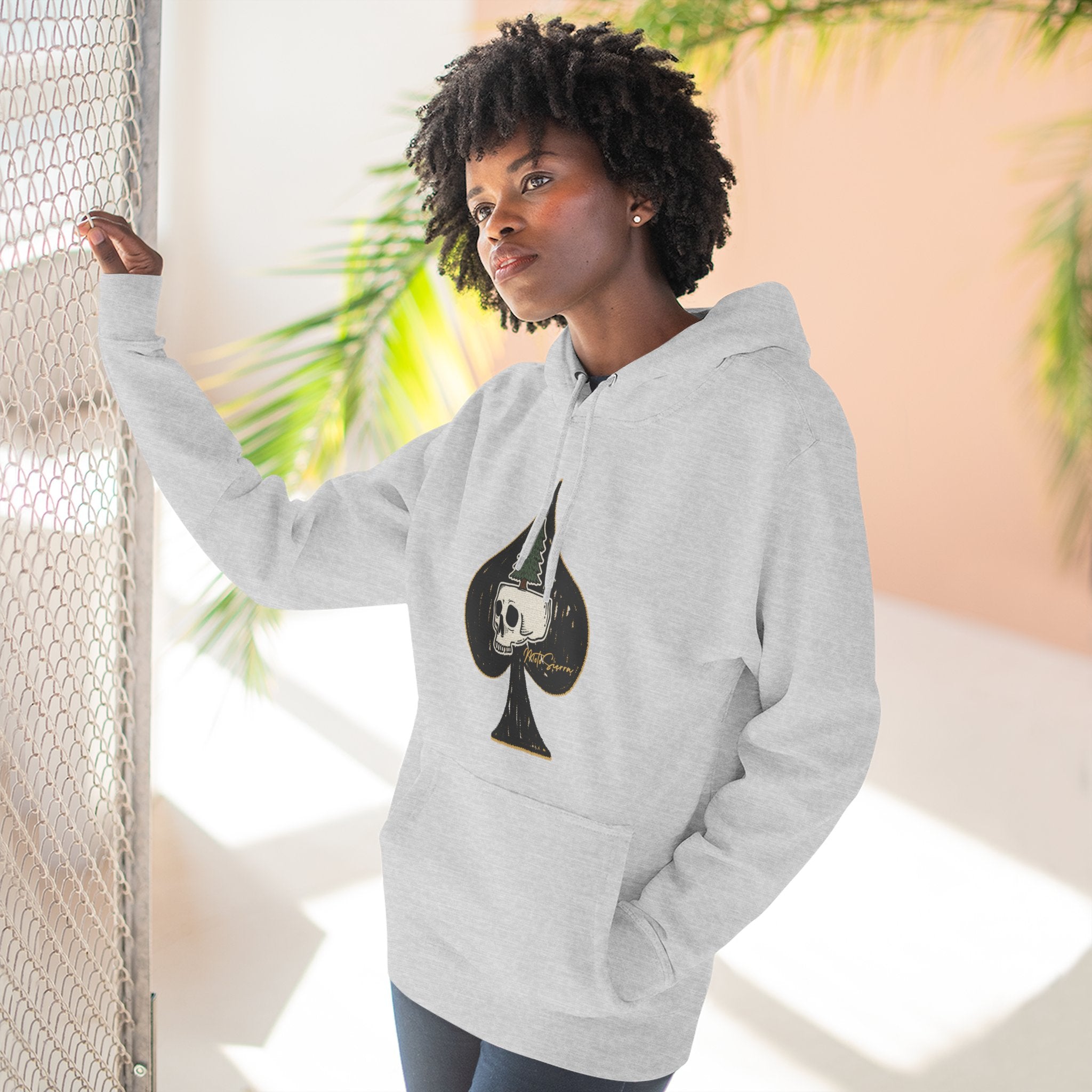 Ace of Spades Three-Panel Fleece Hoodie