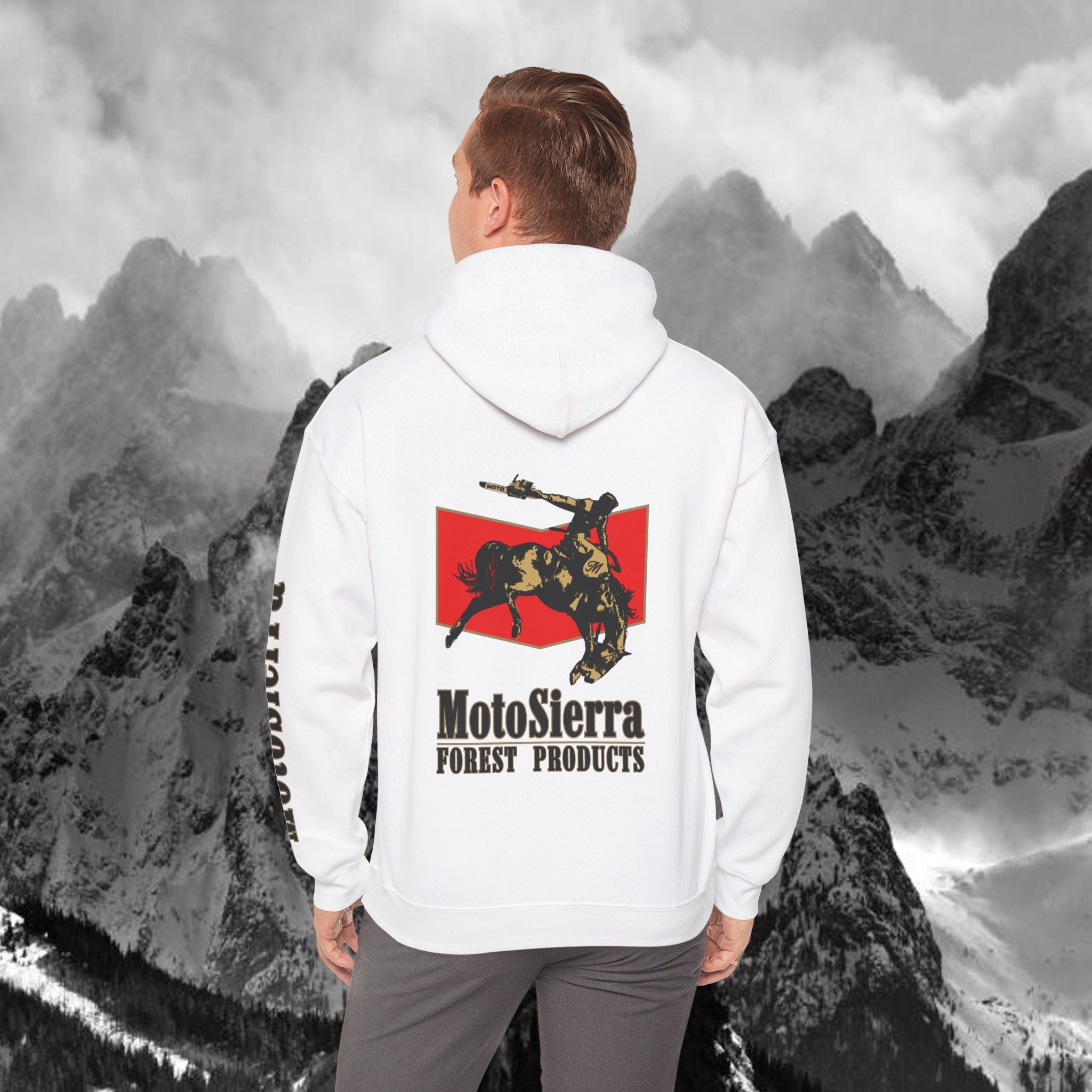 Moto Cowboy Heavy Blend Hoodie