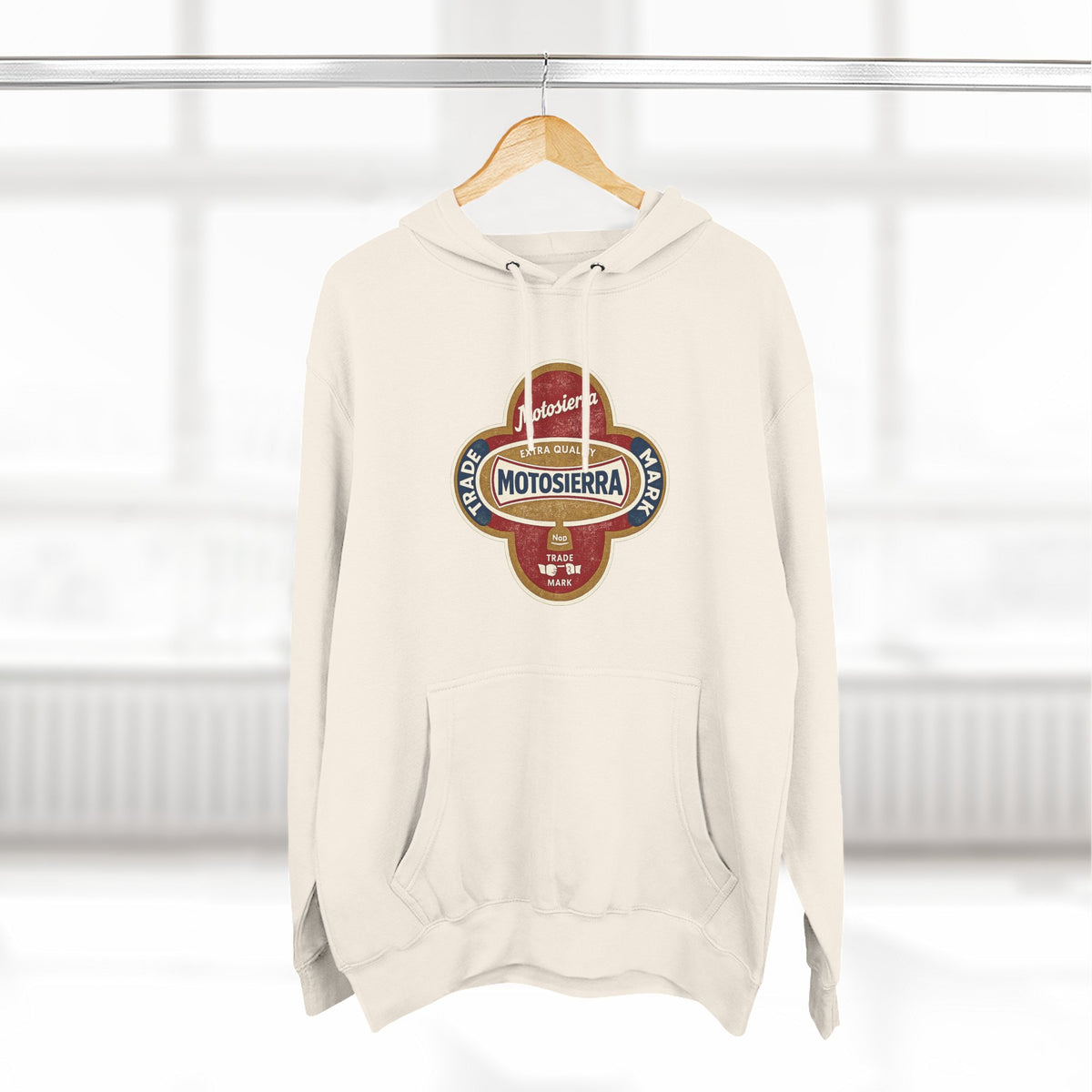 Vintage Three-Panel Fleece Hoodie