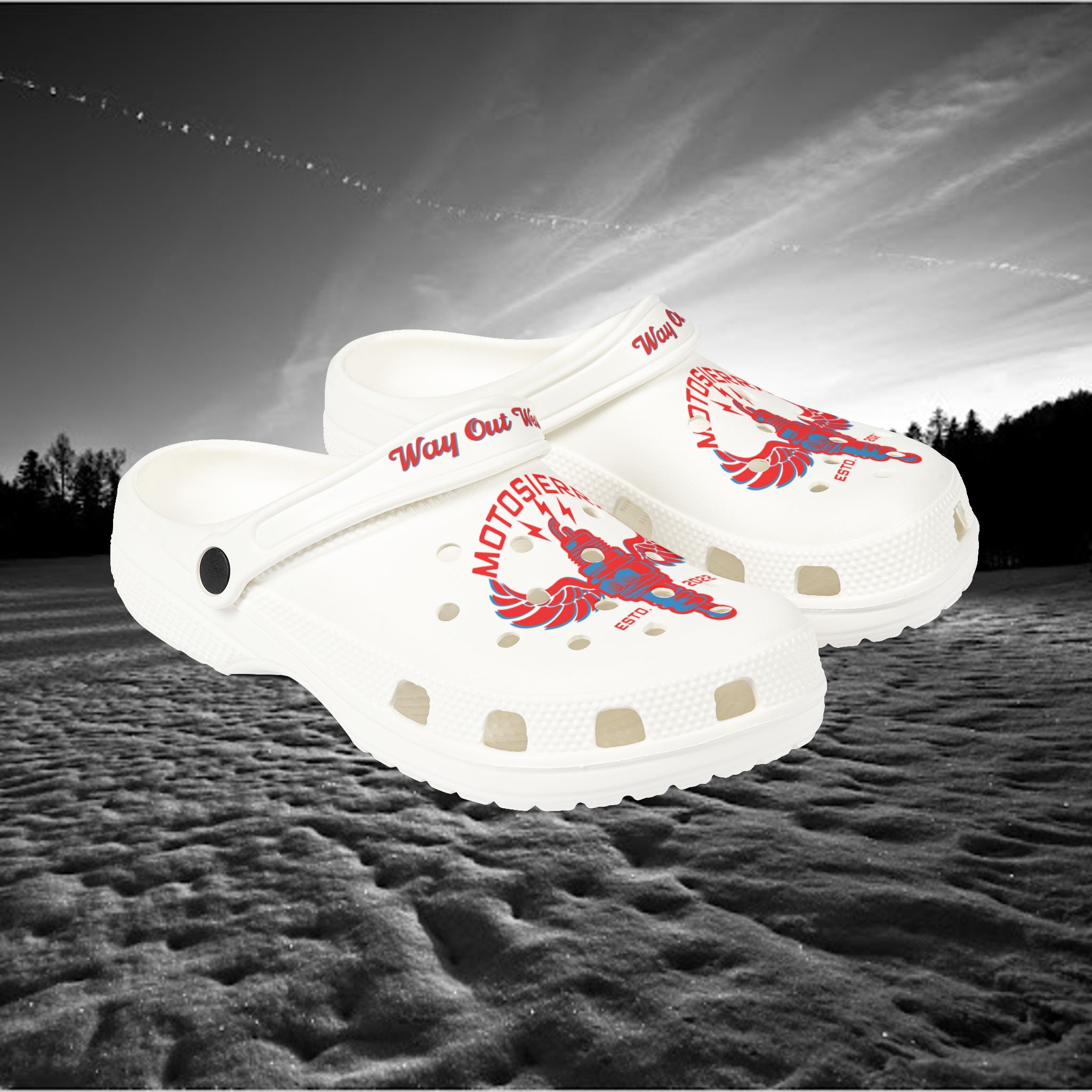 Motosierra Logo Foam Rubber Shoes