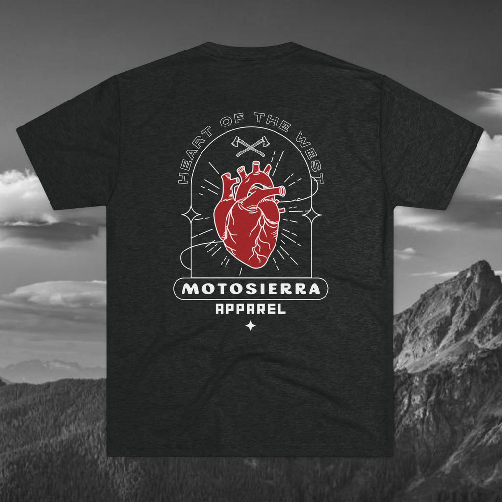 Heart Of The West Unisex Tri-Blend Crew Tee