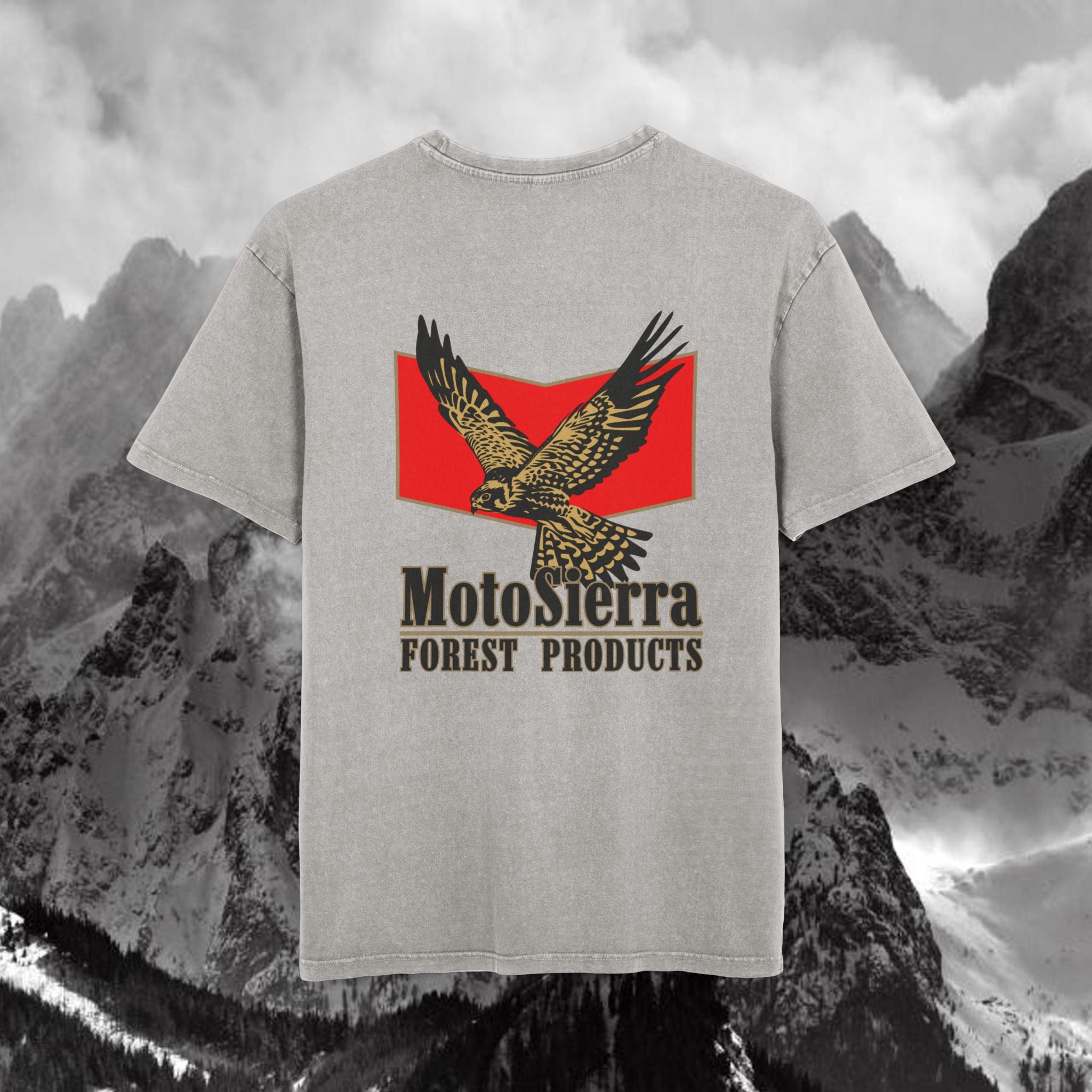 EU Men's Acid Washed Oversize Graphic Tee, Vintage Style T-Shirt, Casual Wear for Men, Perfect Gift for Bikers, Festival Ready