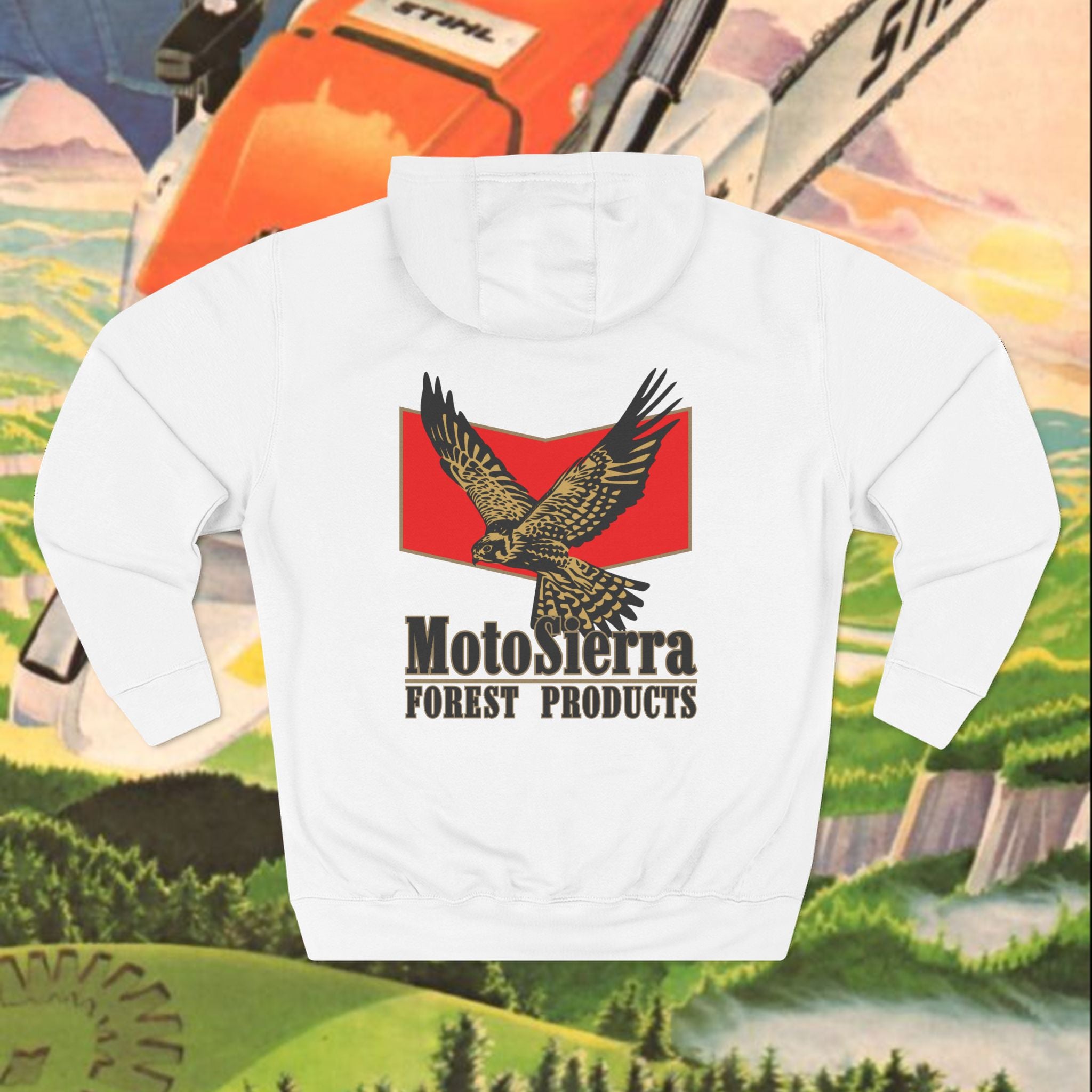 Kestrel Three-Panel Fleece Hoodie