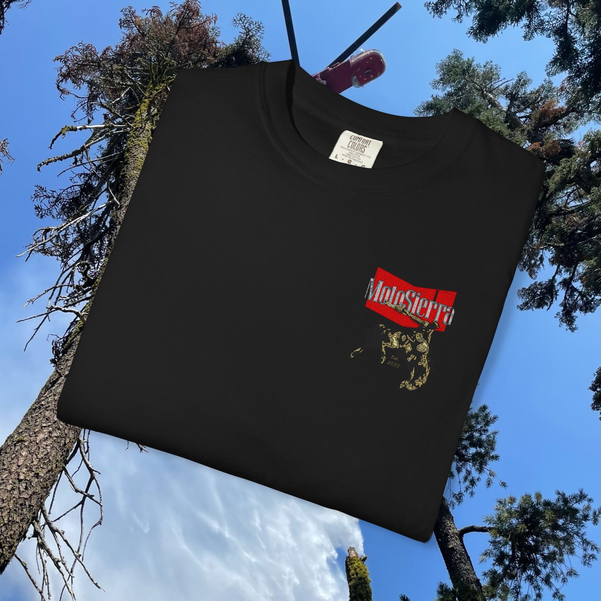 Warped Logo Unisex Garment-Dyed T-shirt