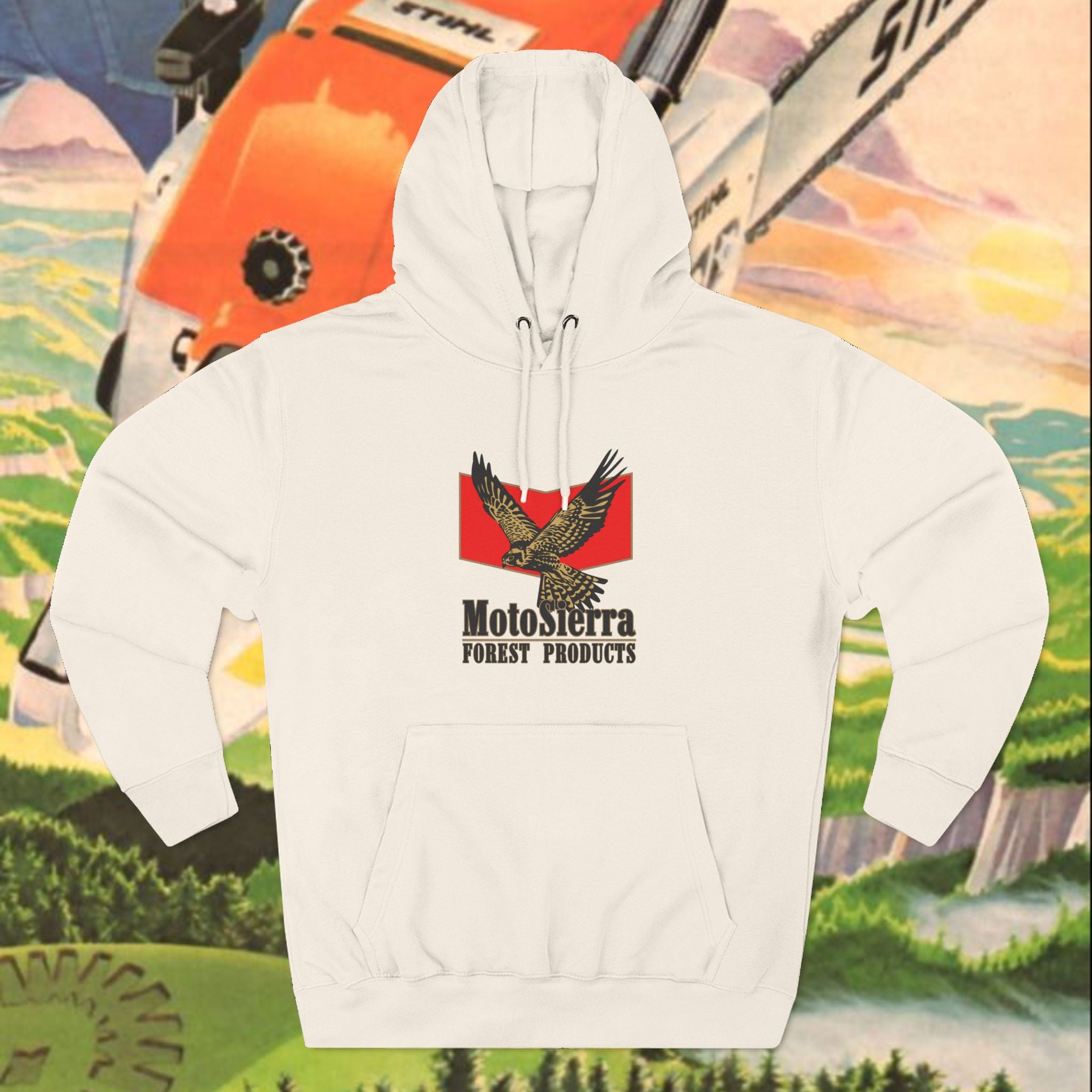 Kestrel Three-Panel Fleece Hoodie