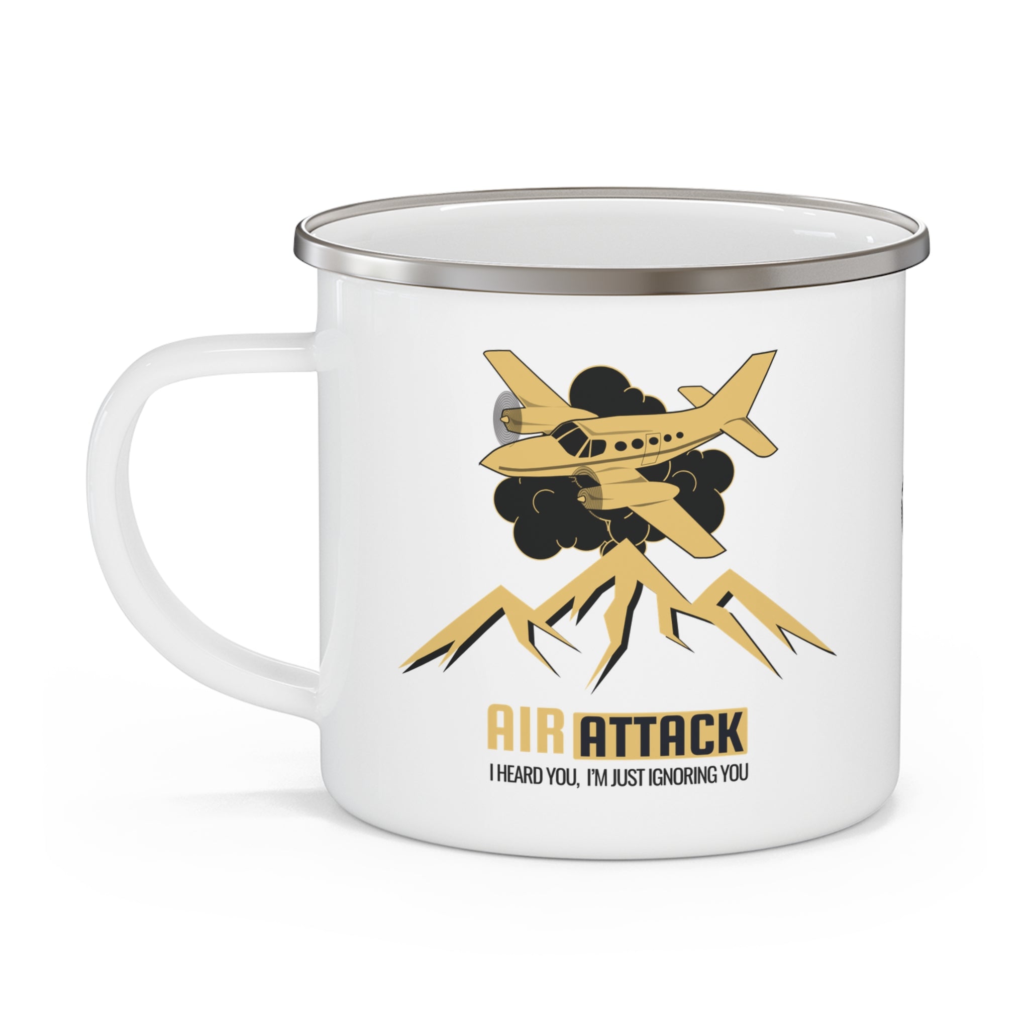 12 O' Clock High AA Enamel Camping Mug