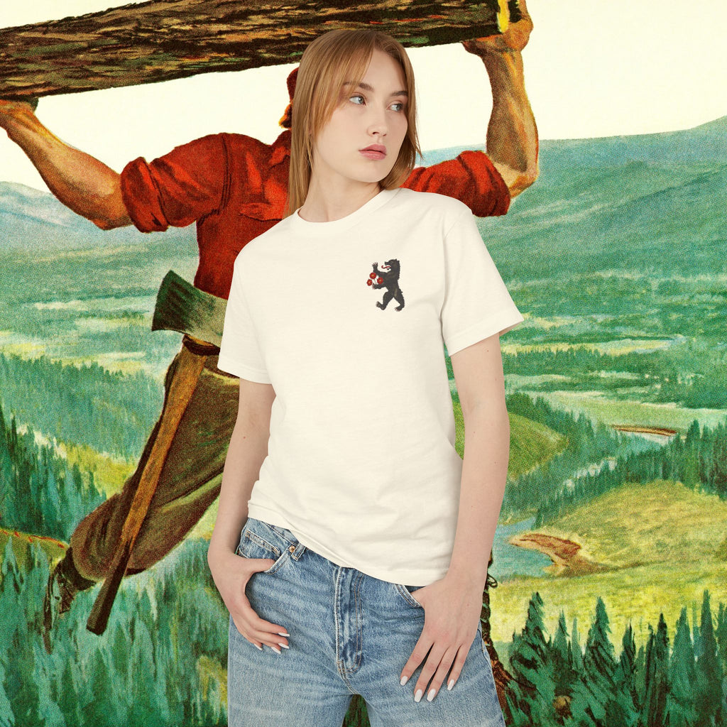 The Bear Unisex Garment-Dyed Heavyweight Cotton Tee