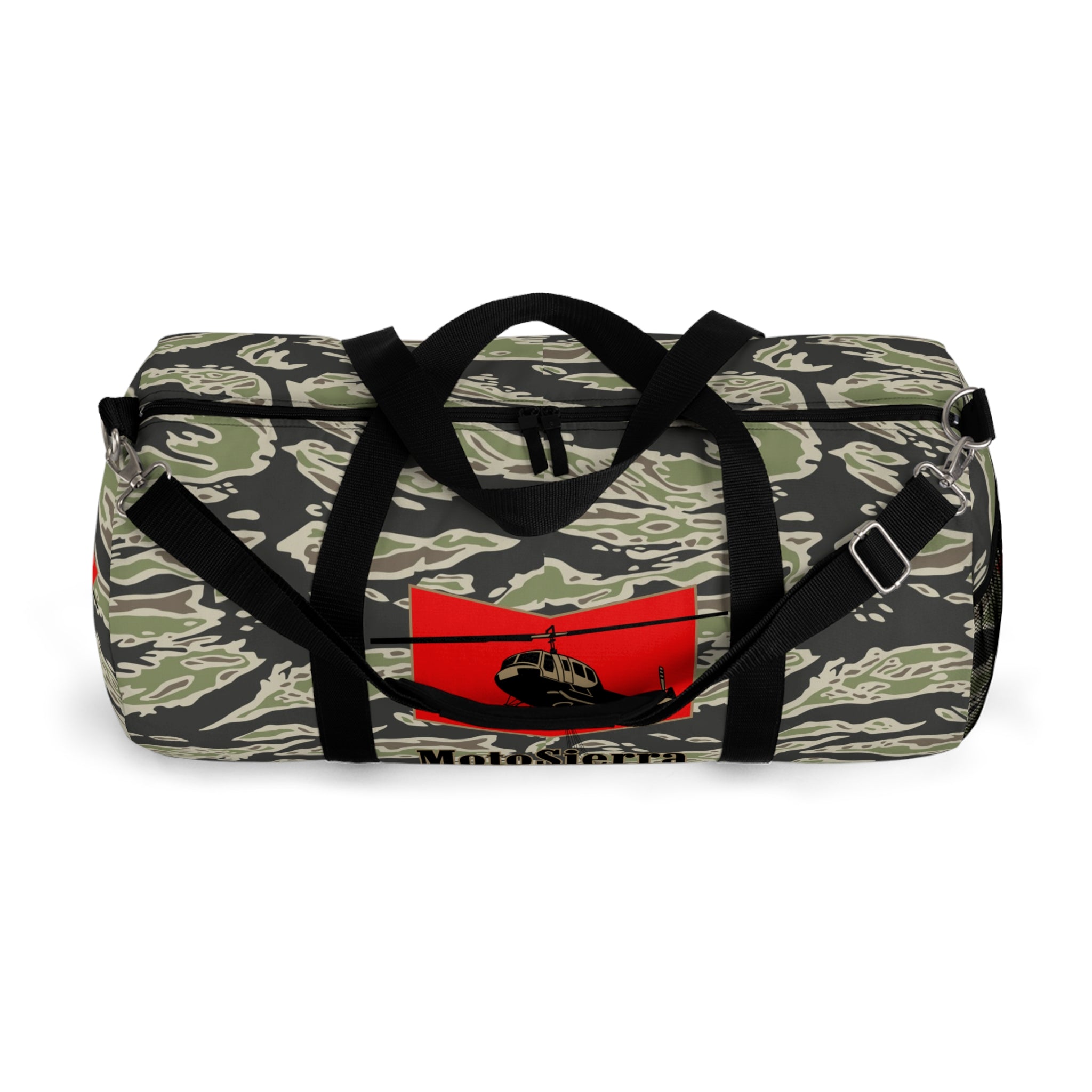 Tiger Stripe Duffel Bag for Outdoor Adventures, Travel & Gym, Stylish Military-Inspired Gear, Durable Weekender Bag