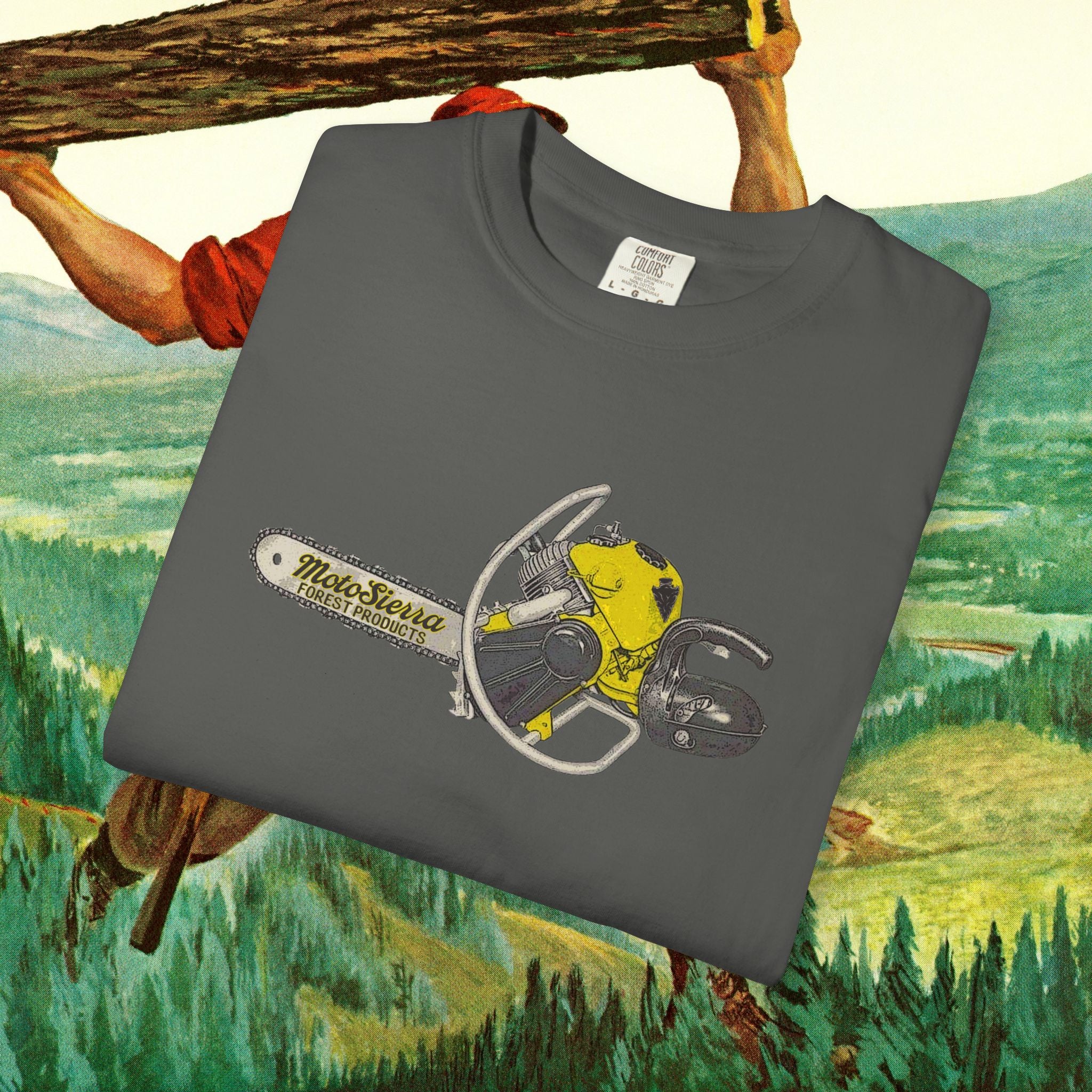 Vintage Chainsaw Unisex T-Shirt | Lumberjack Style | Casual Wear for Outdoorsman, Gift for Father's Day, Tree Lover Gift, Vintage Vibe, [...]