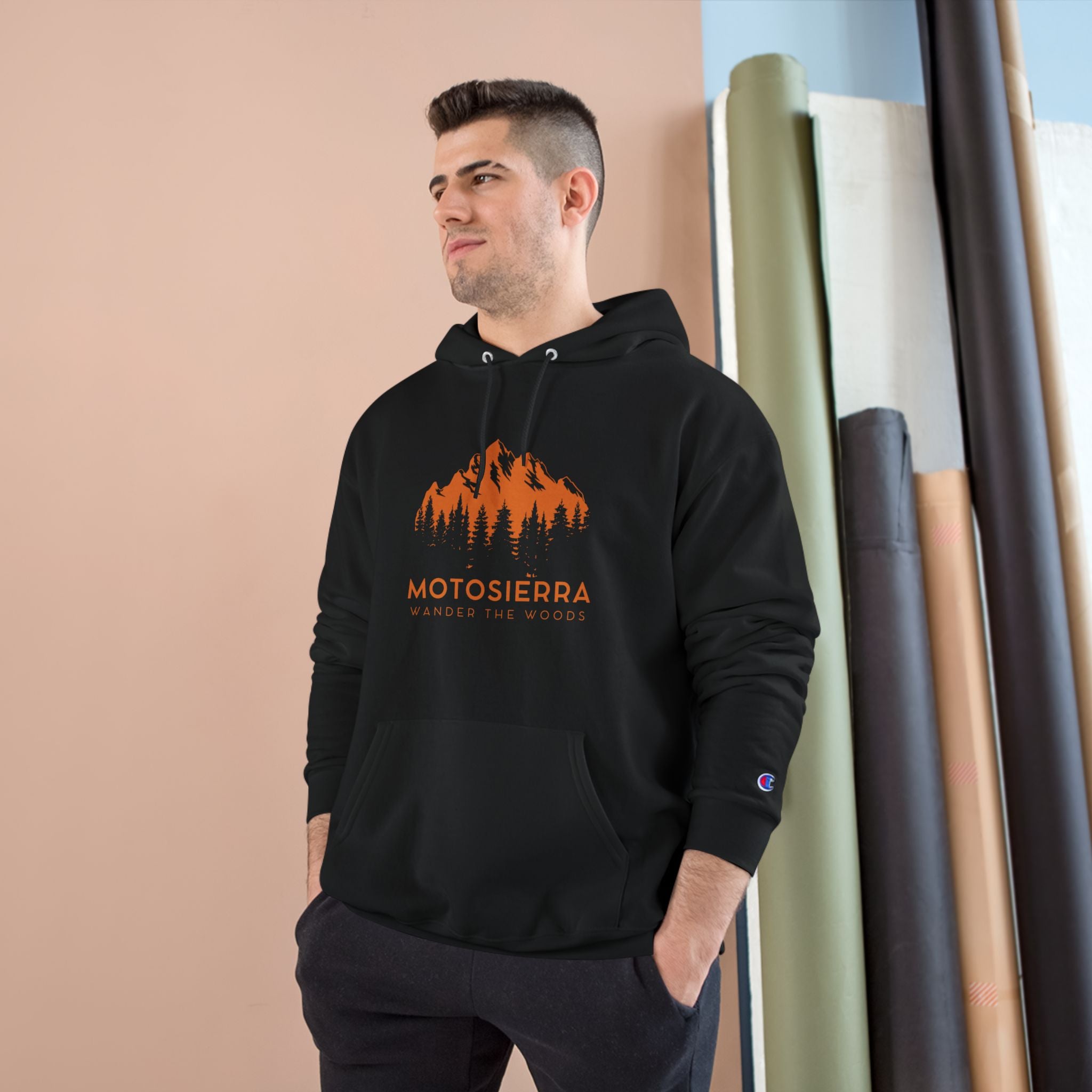 Motosierra Wander the Woods Champion Hoodie - Cozy Outdoor Apparel for Adventurers