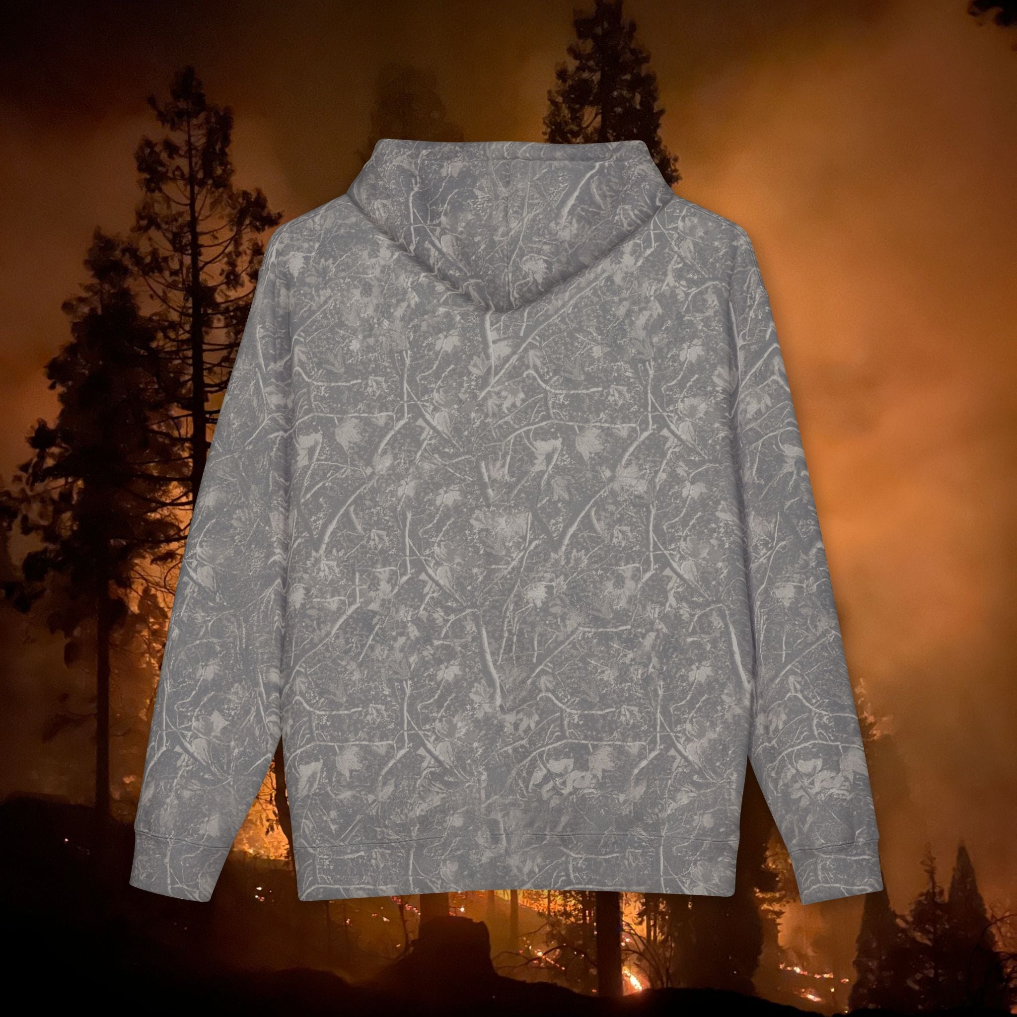 Skill Logo Camo Unisex Heavyweight Hooded Sweatshirt