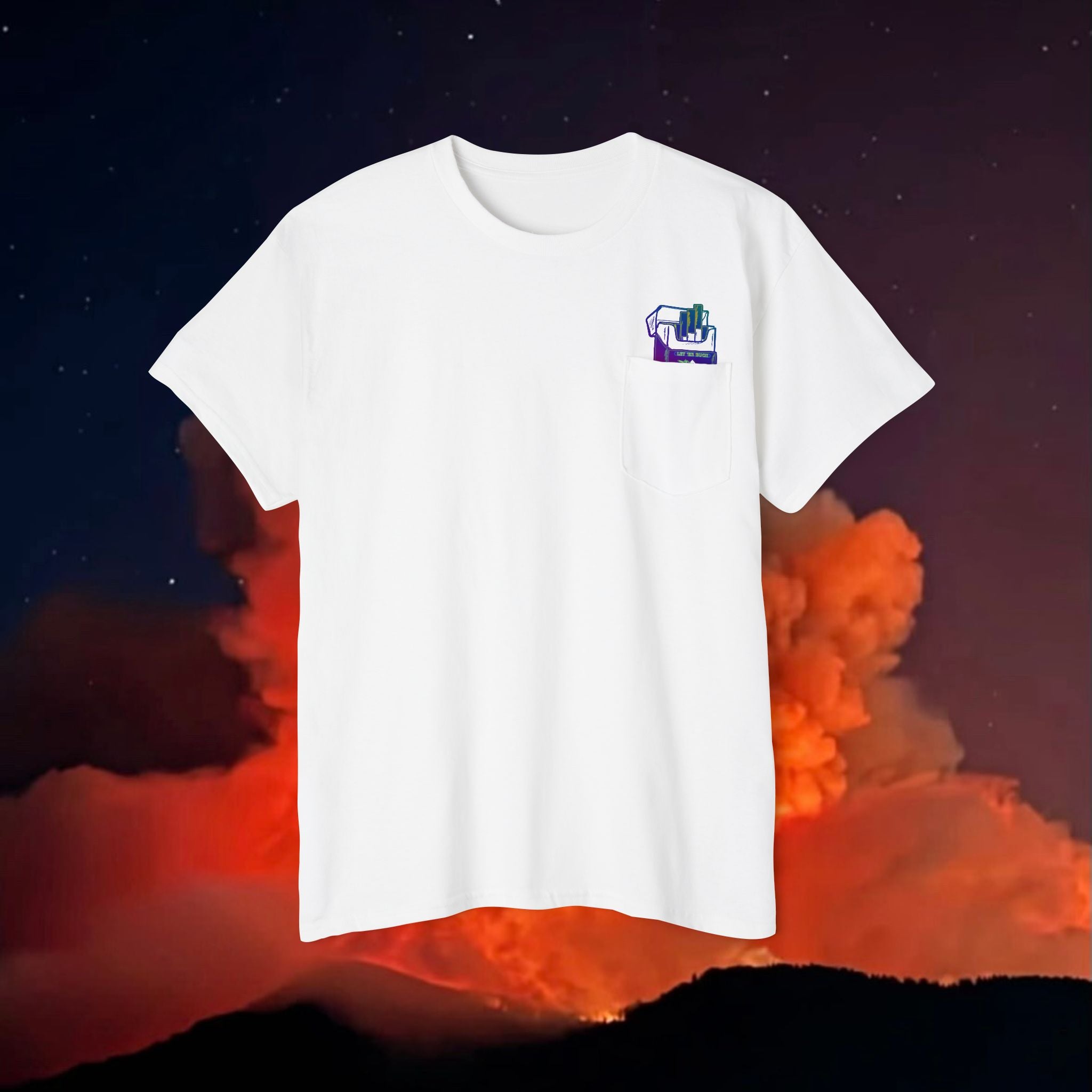 Smokes Unisex Heavy Cotton Pocket Tee