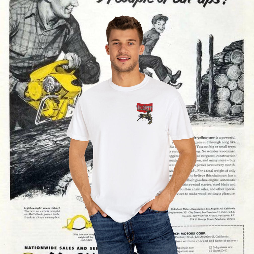 Warped Logo Unisex Garment-Dyed T-shirt