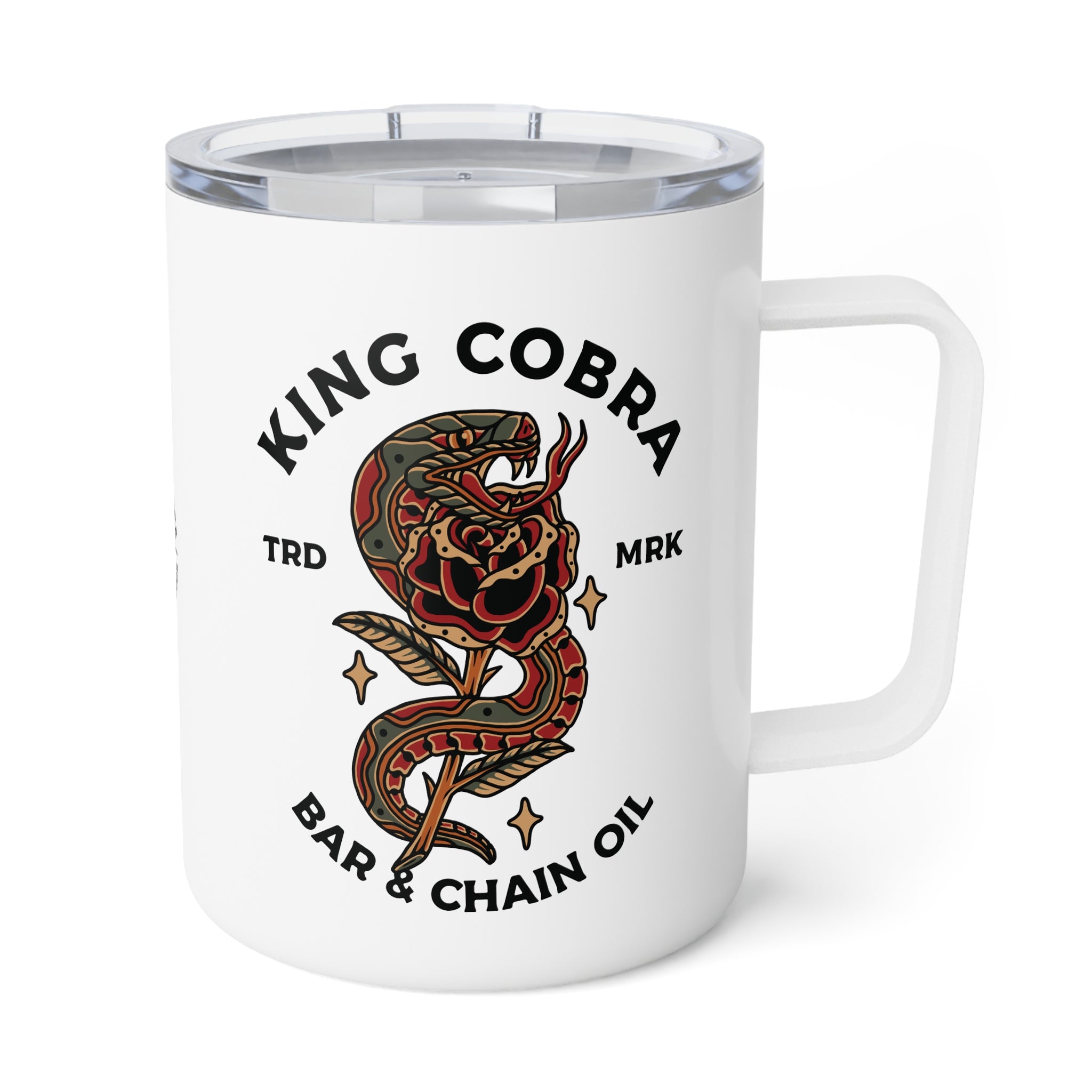 King Cobra Insulated Travel Mug, Camping Coffee Cup