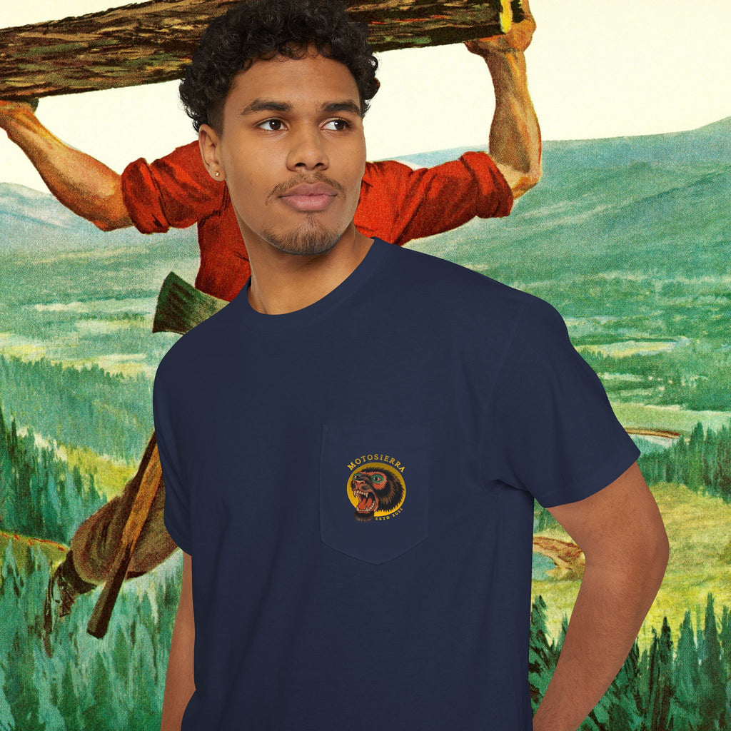 Sasquatch Unisex Heavy Cotton Pocket Tee