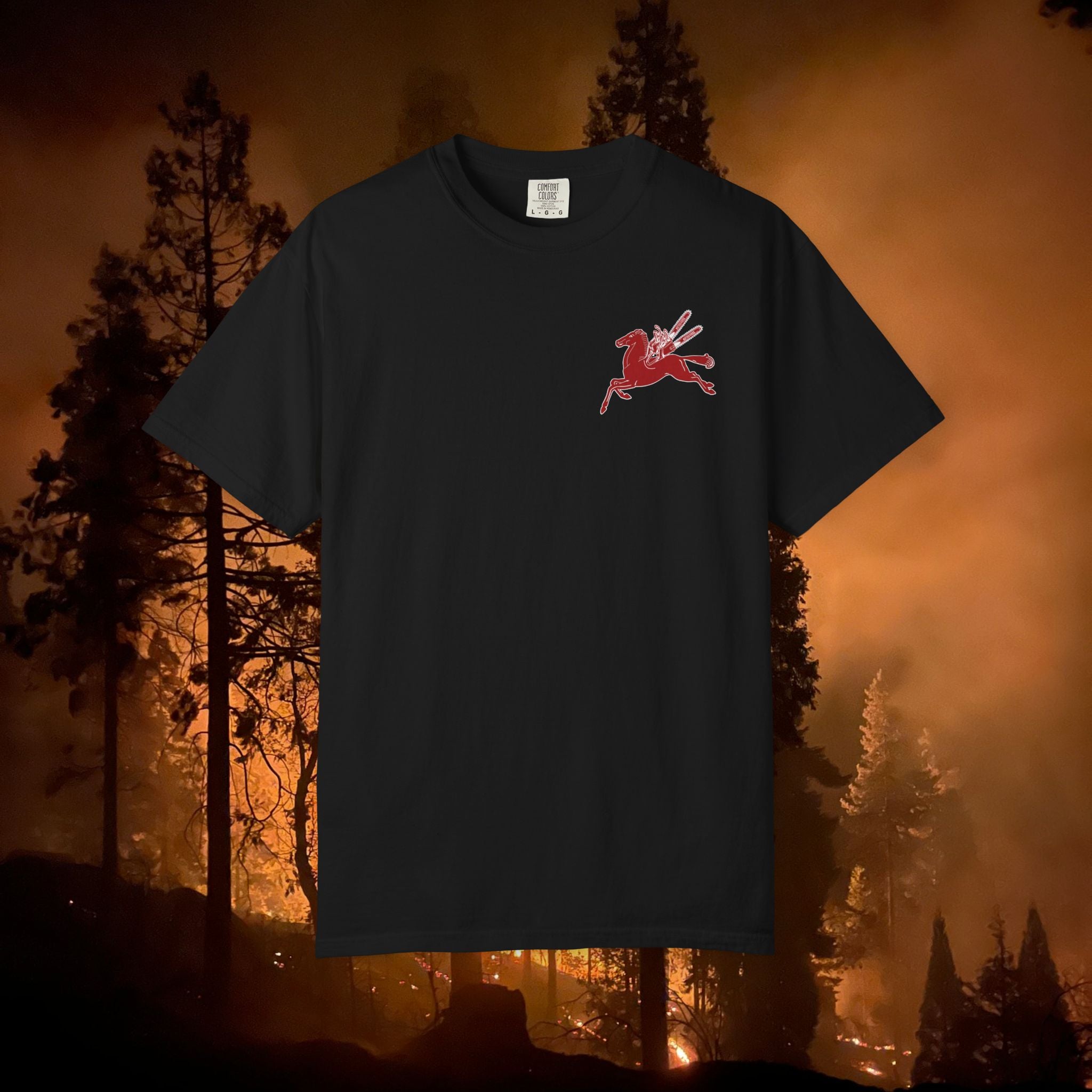 Pegasus Unisex Garment-Dyed T-shirt