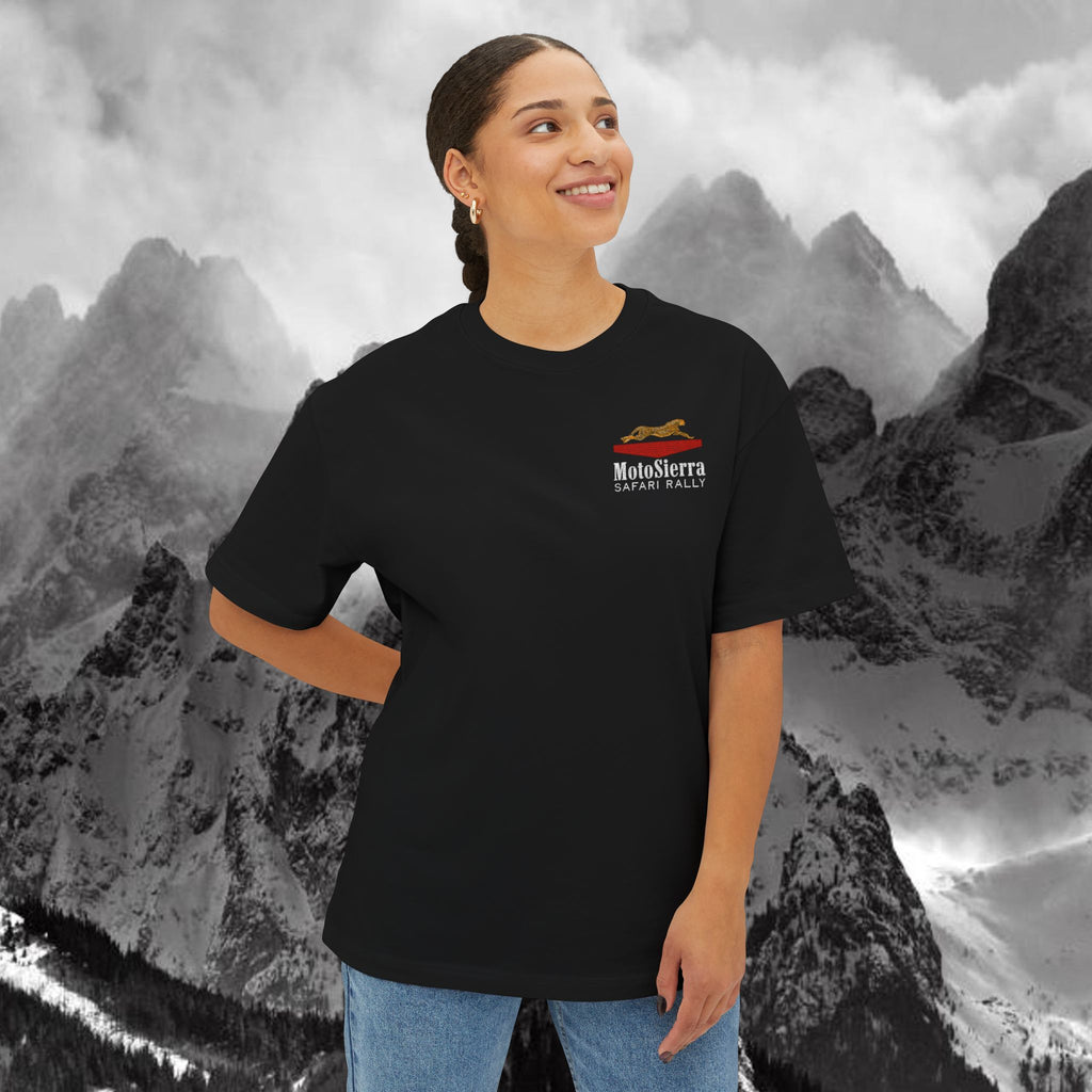 Safari Rally Logo Unisex Oversized Boxy Tee