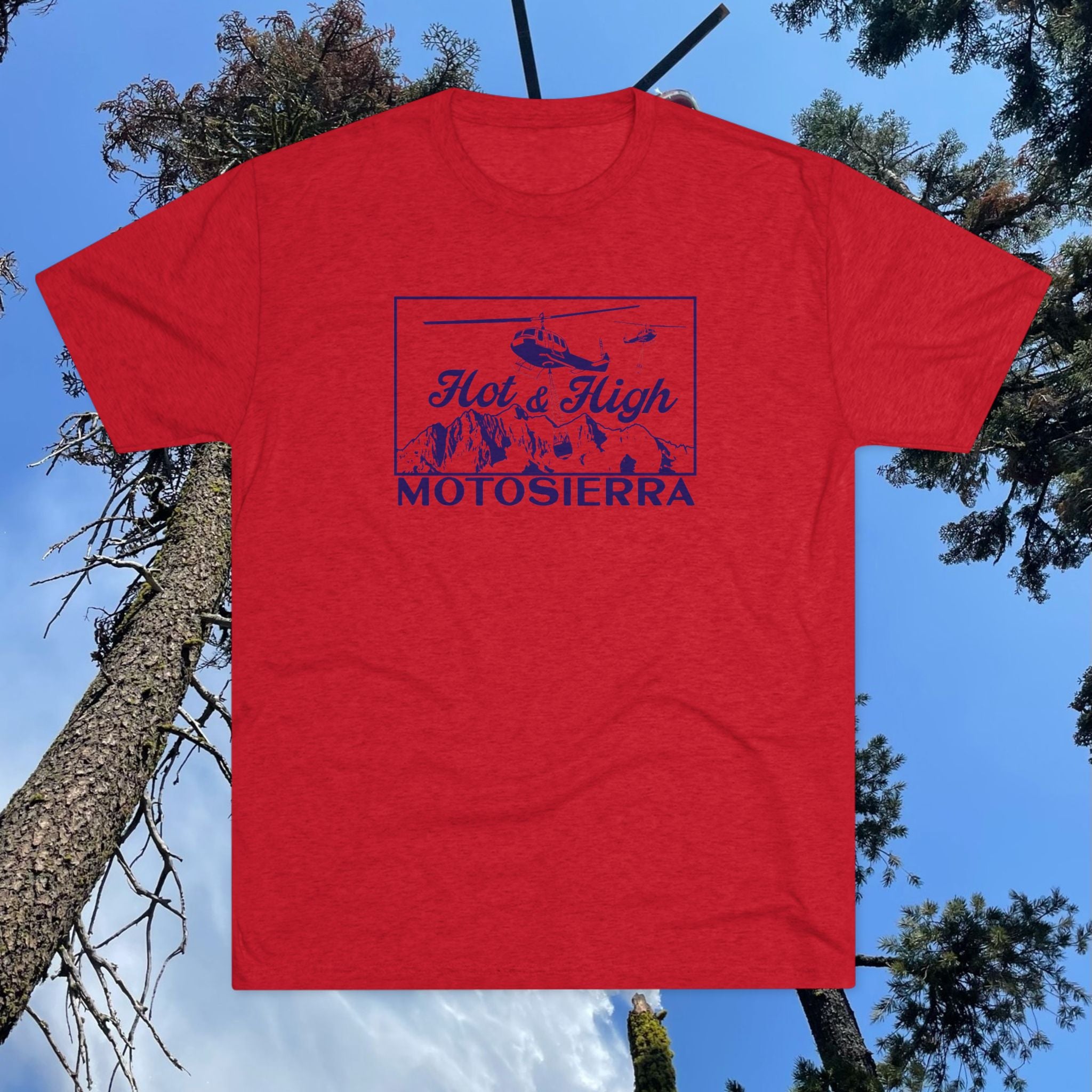 Hot & High Unisex Tri-Blend Crew Tee