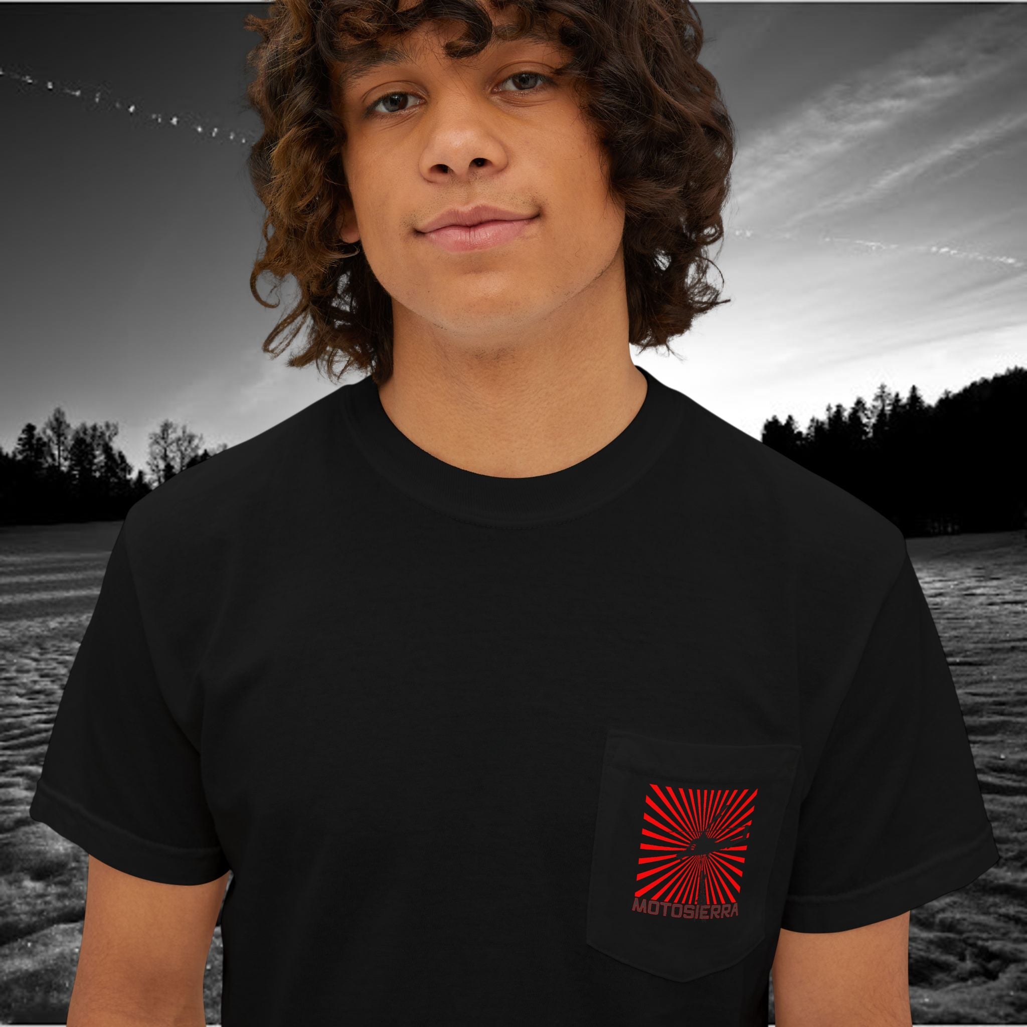 Interlocking Love Unisex Pocket T-Shirt - Premium Garment-Dyed Tee