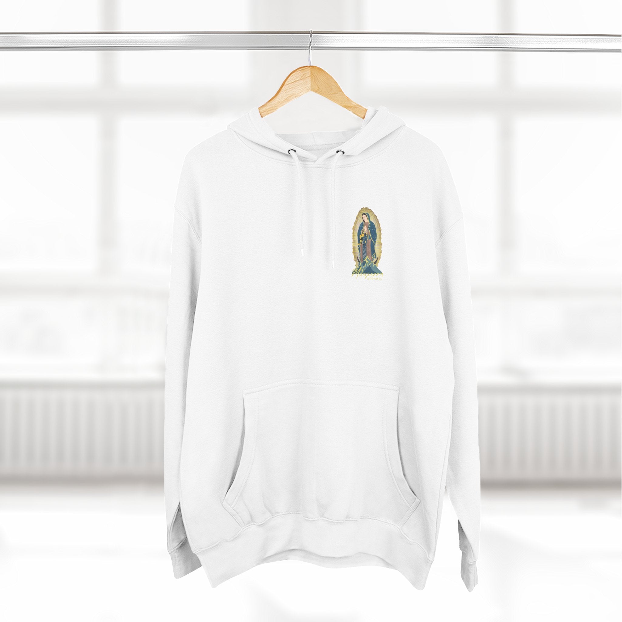 Guadalupe Three-Panel Fleece Hoodie